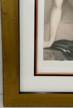 Louis Icart (francés, 1888-1950) "Modelo desnuda" Aguafuerte c/ aguatinta C.1933