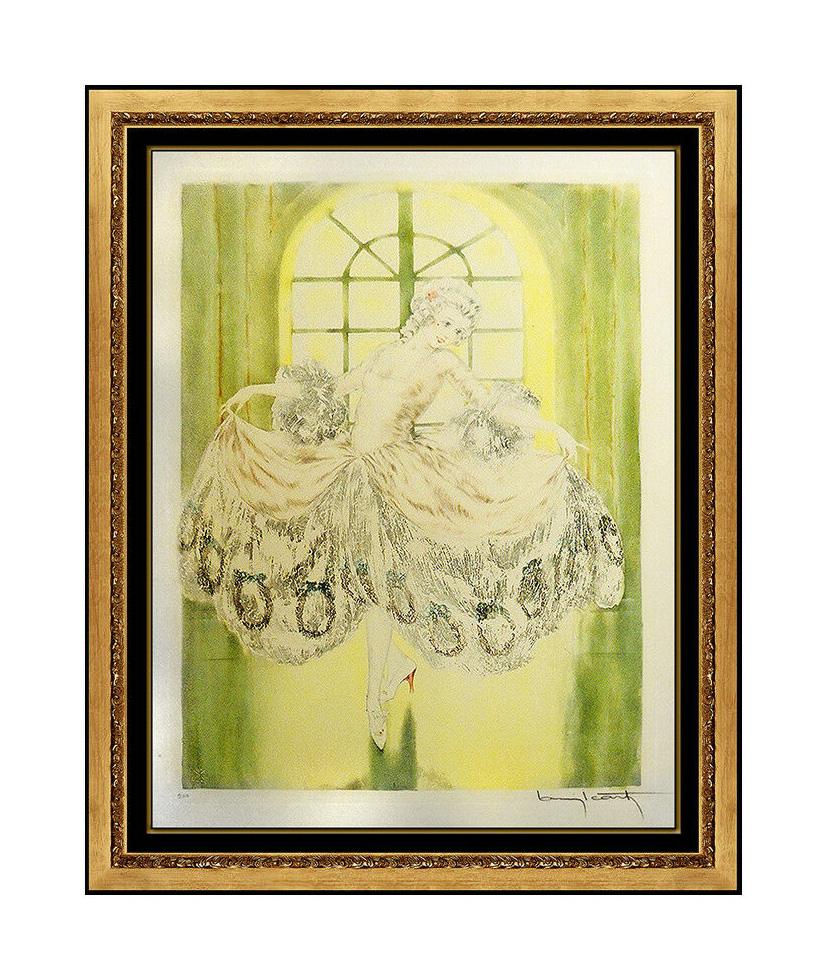 Louis Icart Authentic & Original Hand Colored Etching, Professionally Custom Framed and Listed with the Submit Best Offer option
Accepting Offers Now:  Up for sale here we have an Extremely Rare, Original Hand Colored Etching, and Drypoint on Paper