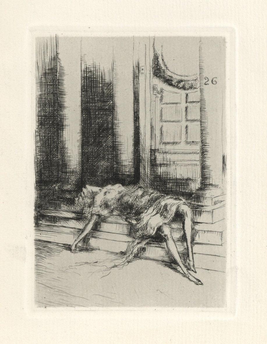 original etching - Print by Louis Icart