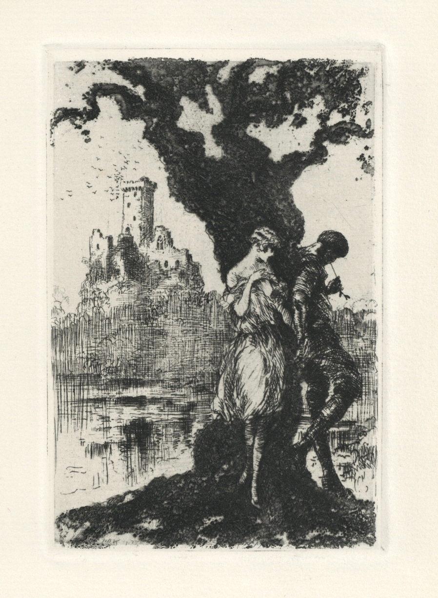 Original-Radierung – Print von Louis Icart