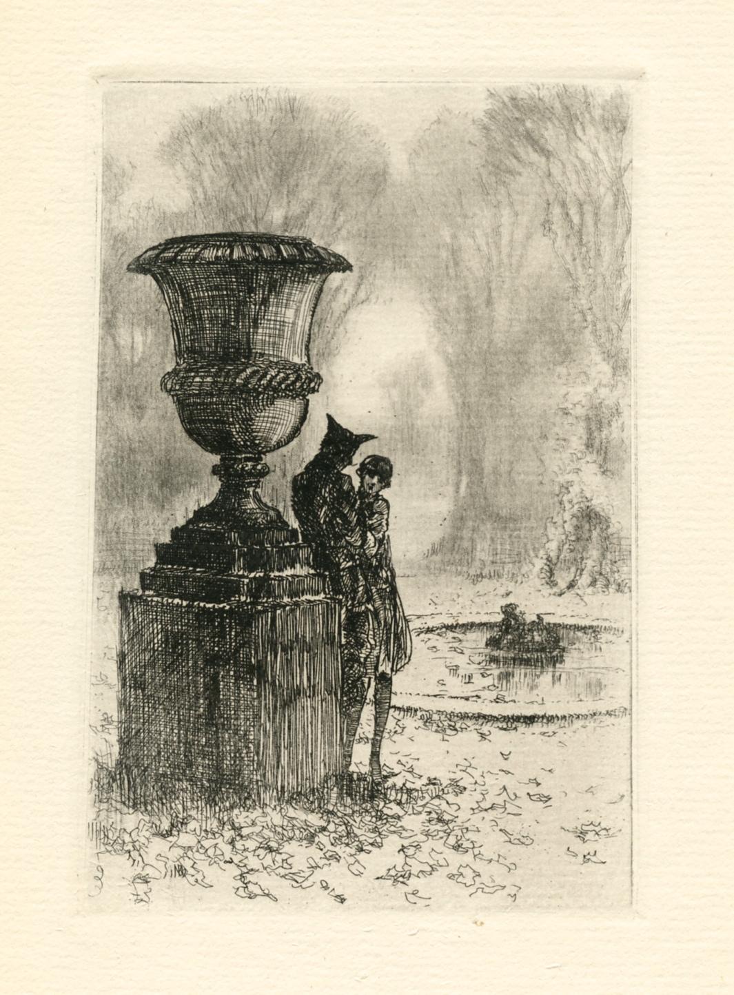 original etching - Print by Louis Icart