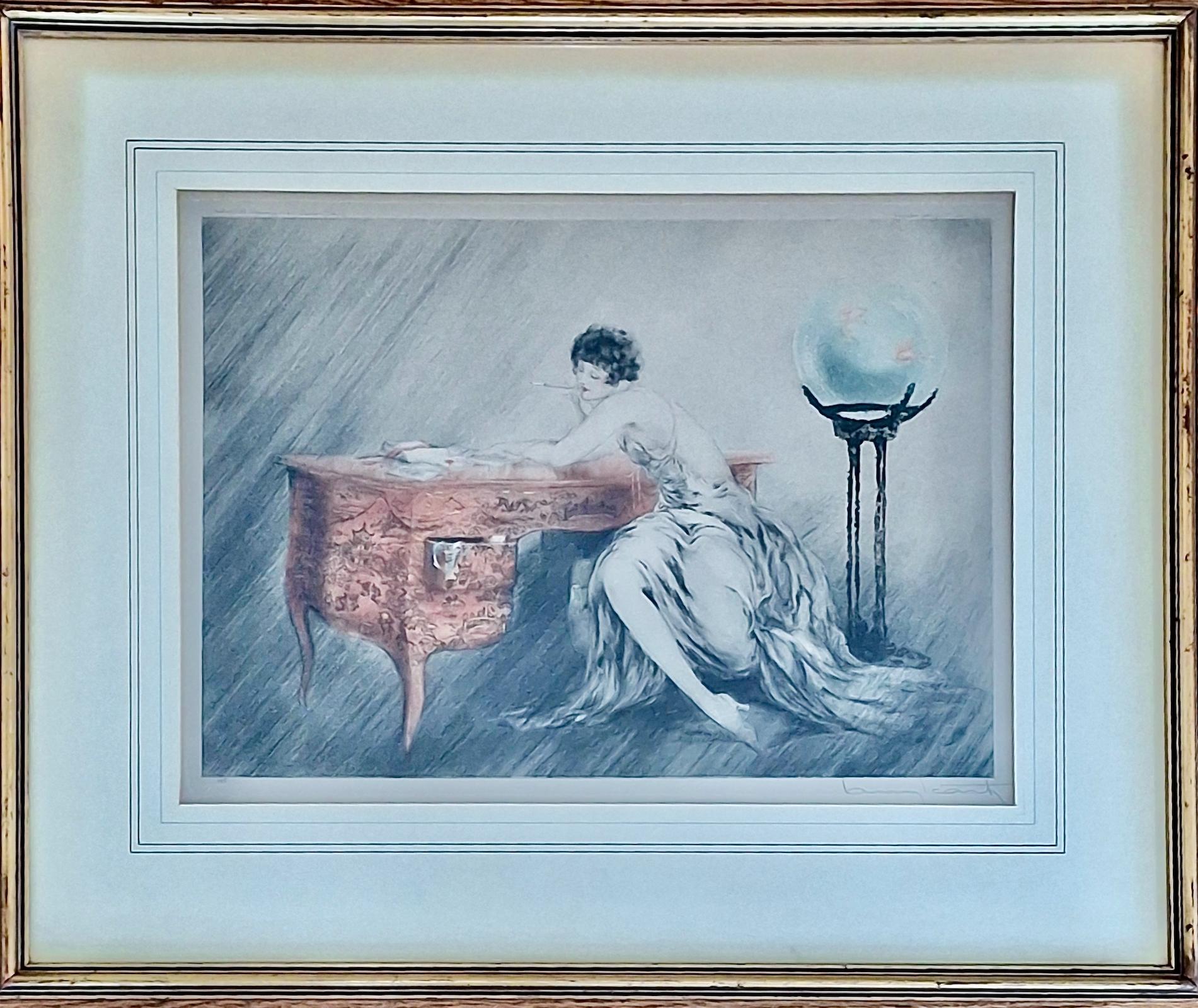 “Recollections”/ “Dans Les Passes” - Print by Louis Icart