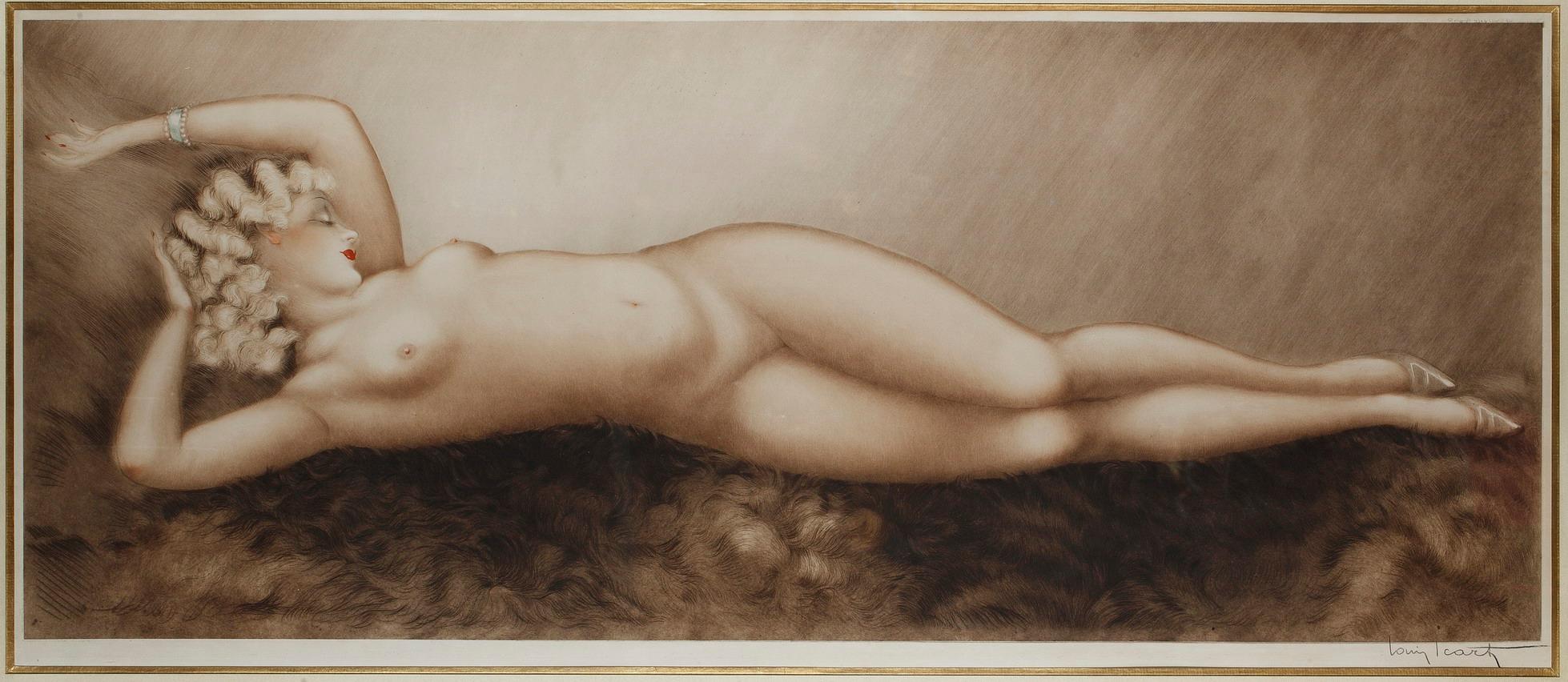 Repose - Print by Louis Icart