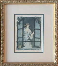 Primavera, stampa giclée Art Nouveau di Louis Icart