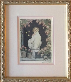 Estate, stampa giclée Art Nouveau dopo Louis Icart