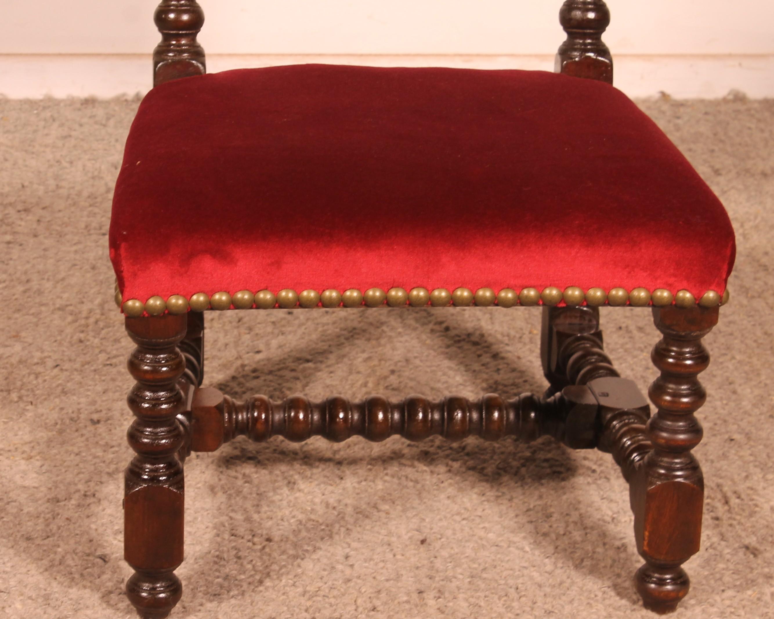 Britannique Chaise d'enfant Louis III - 19ème siècle en vente