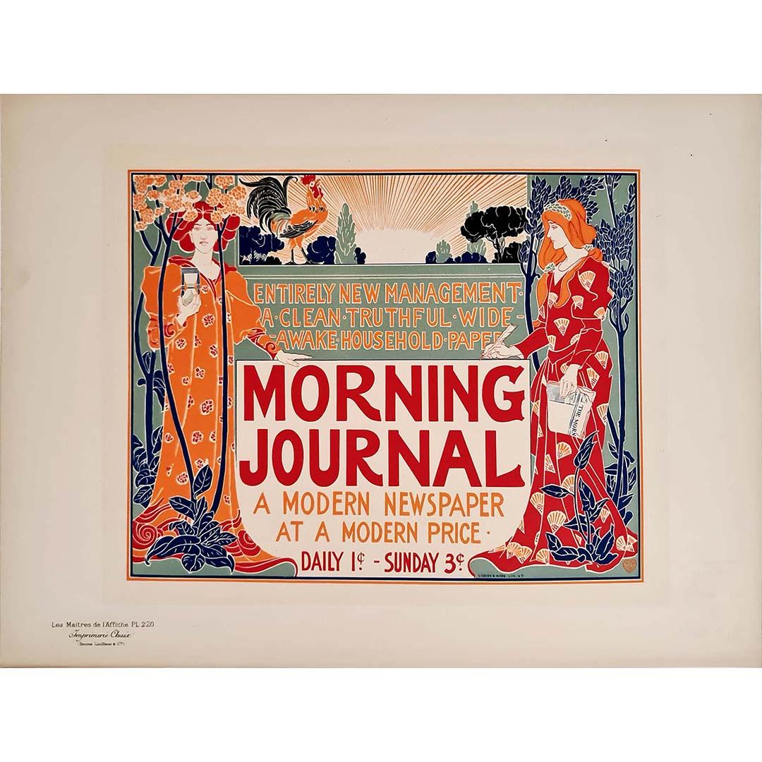 Morning Journal - A modern newspaper at a modern price Les maitres de l'affiche - Print by Louis John Rhead