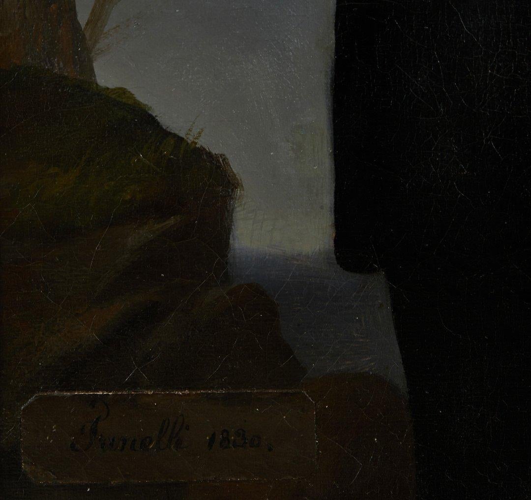 Louis Joseph Fanelli Semah (français, 1804-1875)
Portrait d'un gentleman coiffé d'un haut-de-forme, 1830
Huile sur toile
Signé et daté en bas à gauche
16.25 x 10.75 pouces
18.5 x 13 pouces, encadré

Louis Fanelli Semah était un peintre et sculpteur