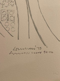 Louis Kahn Signed Lithograph 95/120