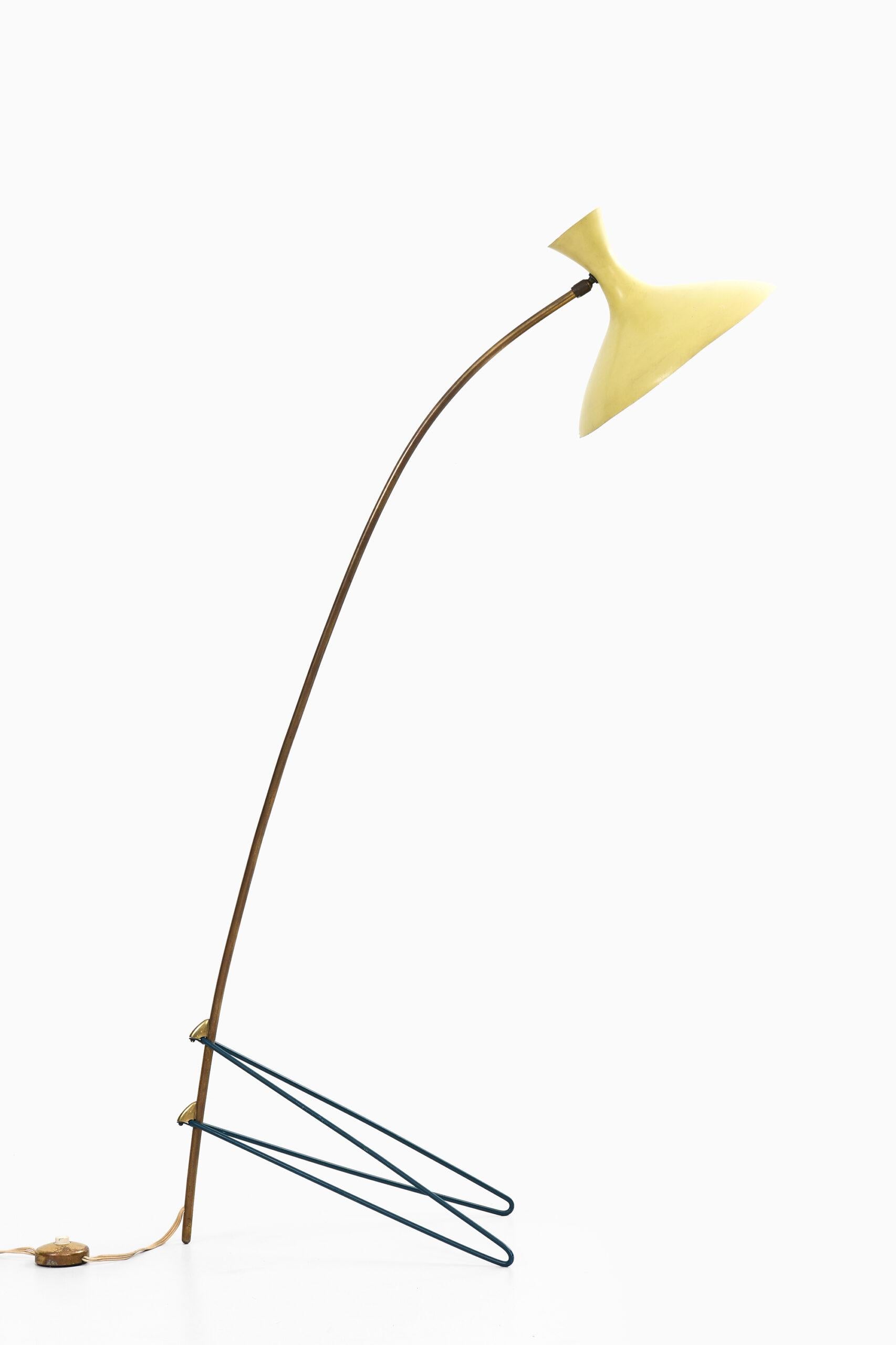 Metal Louis Kalff Floor Lamp Produced by Philips in Germany For Sale