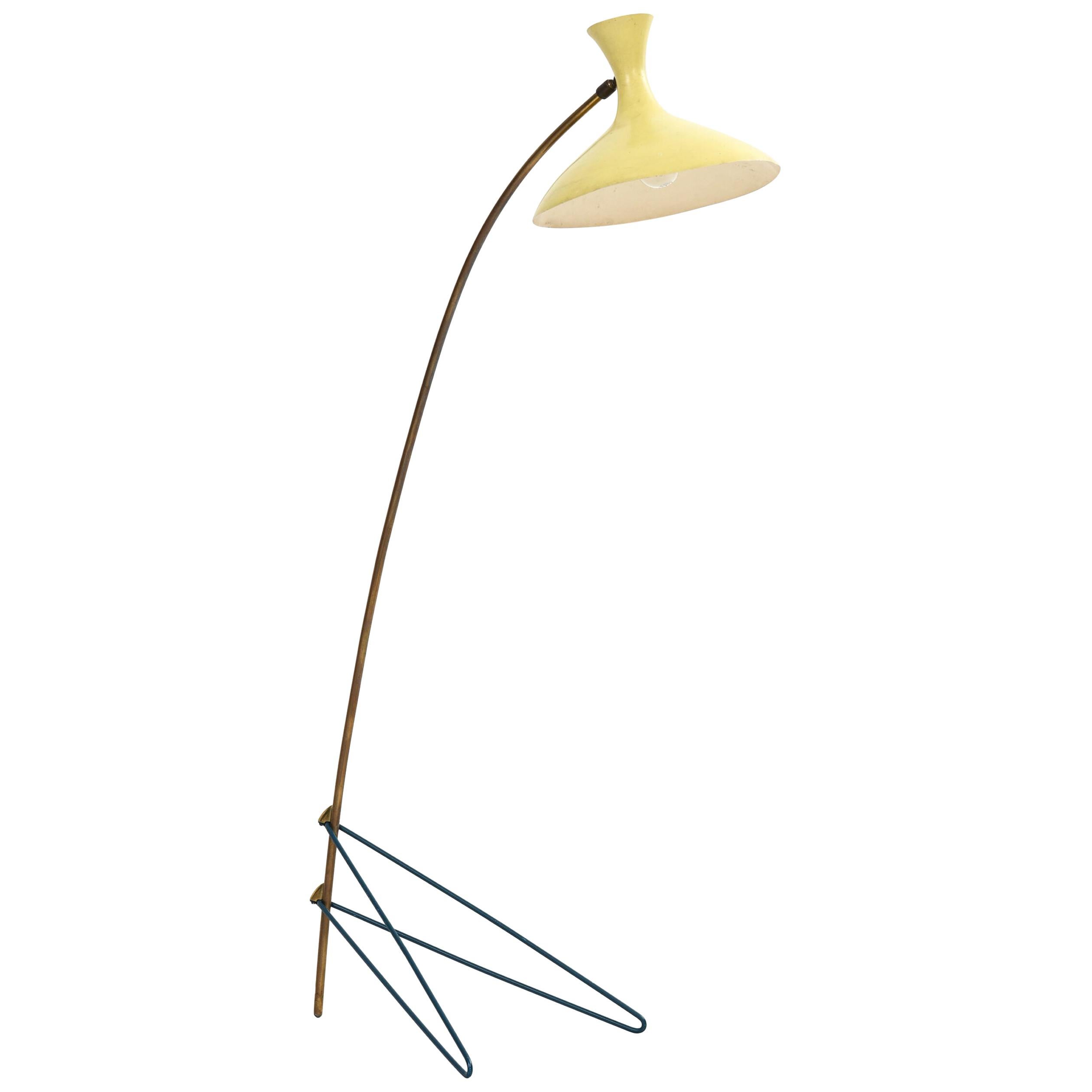 Louis Kalff Floor Lamp Produced by Philips in Germany For Sale