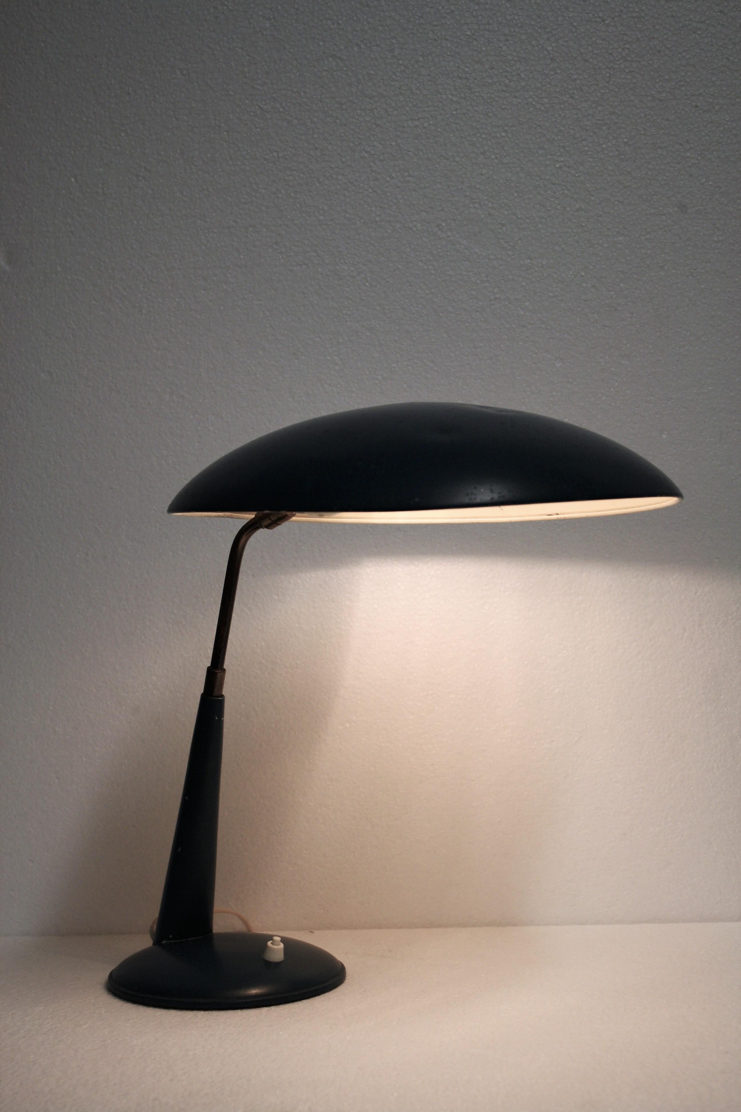 Dutch Louis Kalff for Philips Adjustable Table Lamp, 1960s