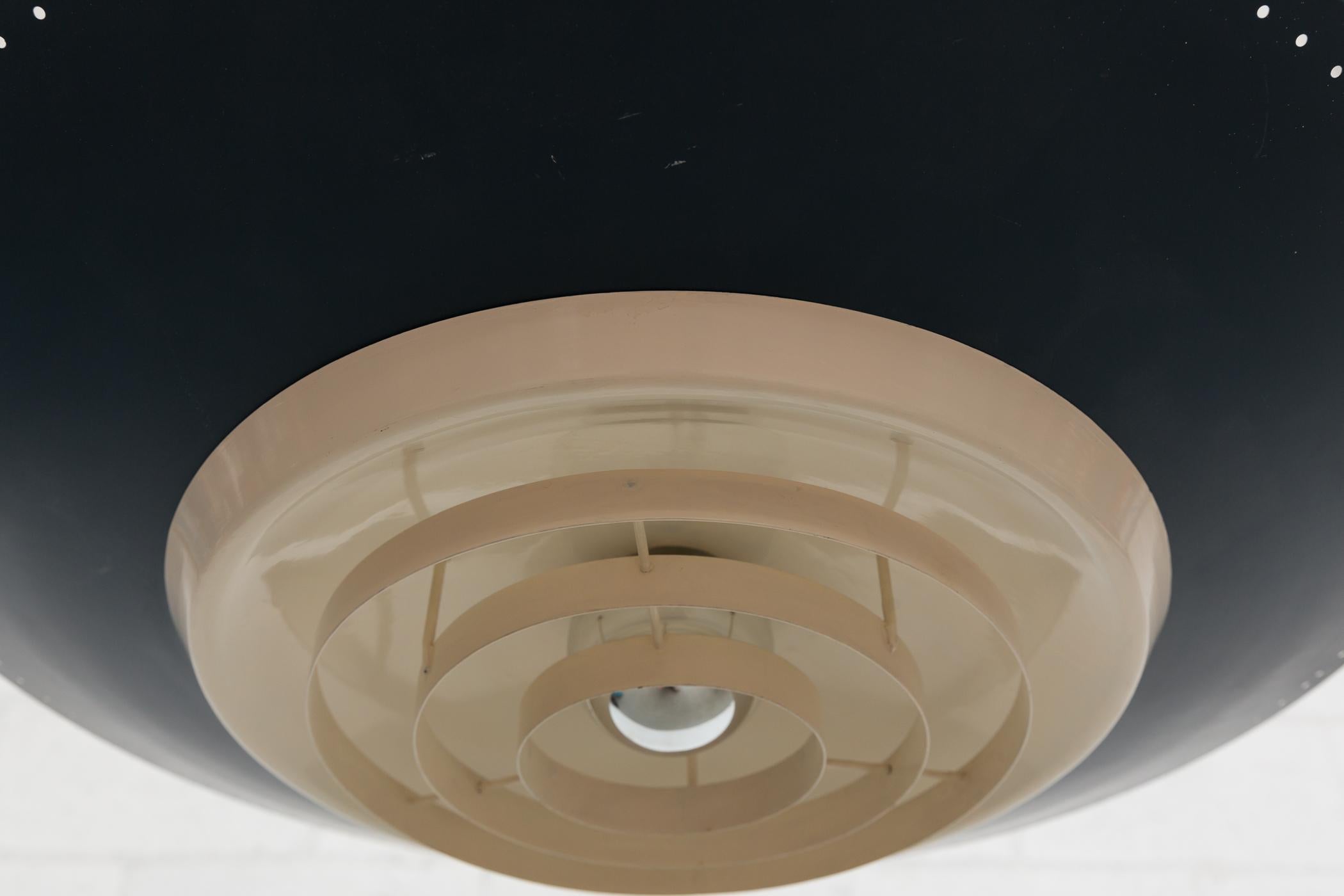 Mid-Century Modern Louis Kalff for Philips Industrial Ceiling Lamp