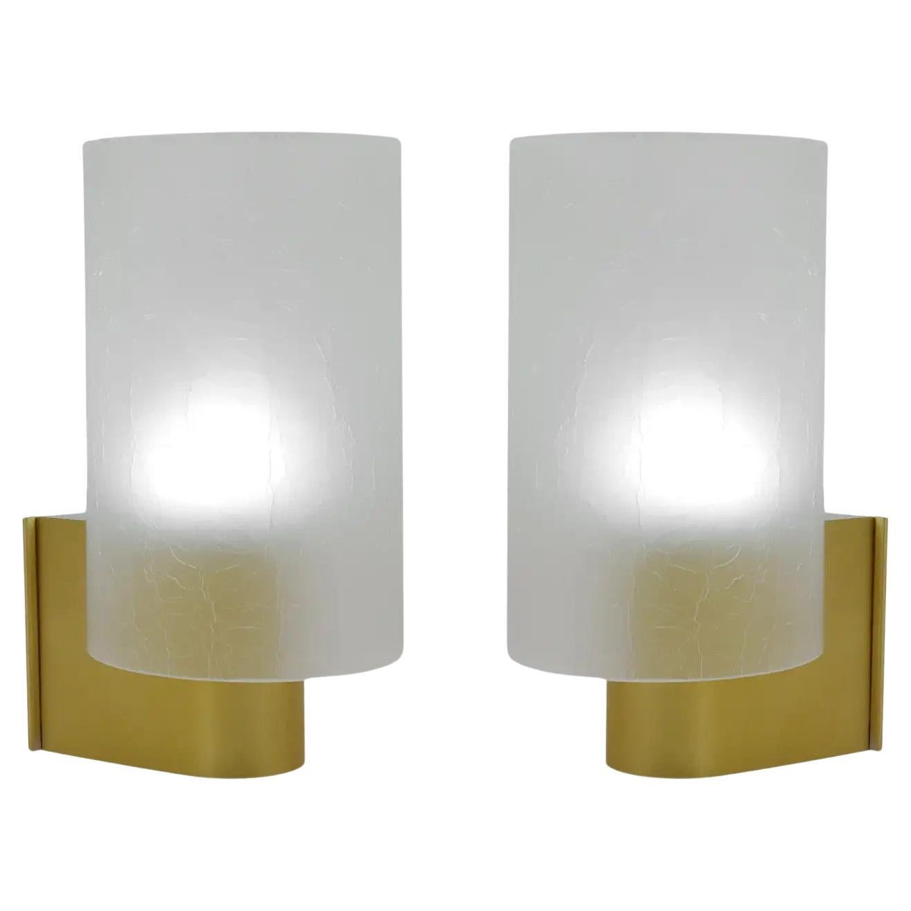 Louis Kalff for Philips Pair of Midcentury Wall Sconces, Late 1950s