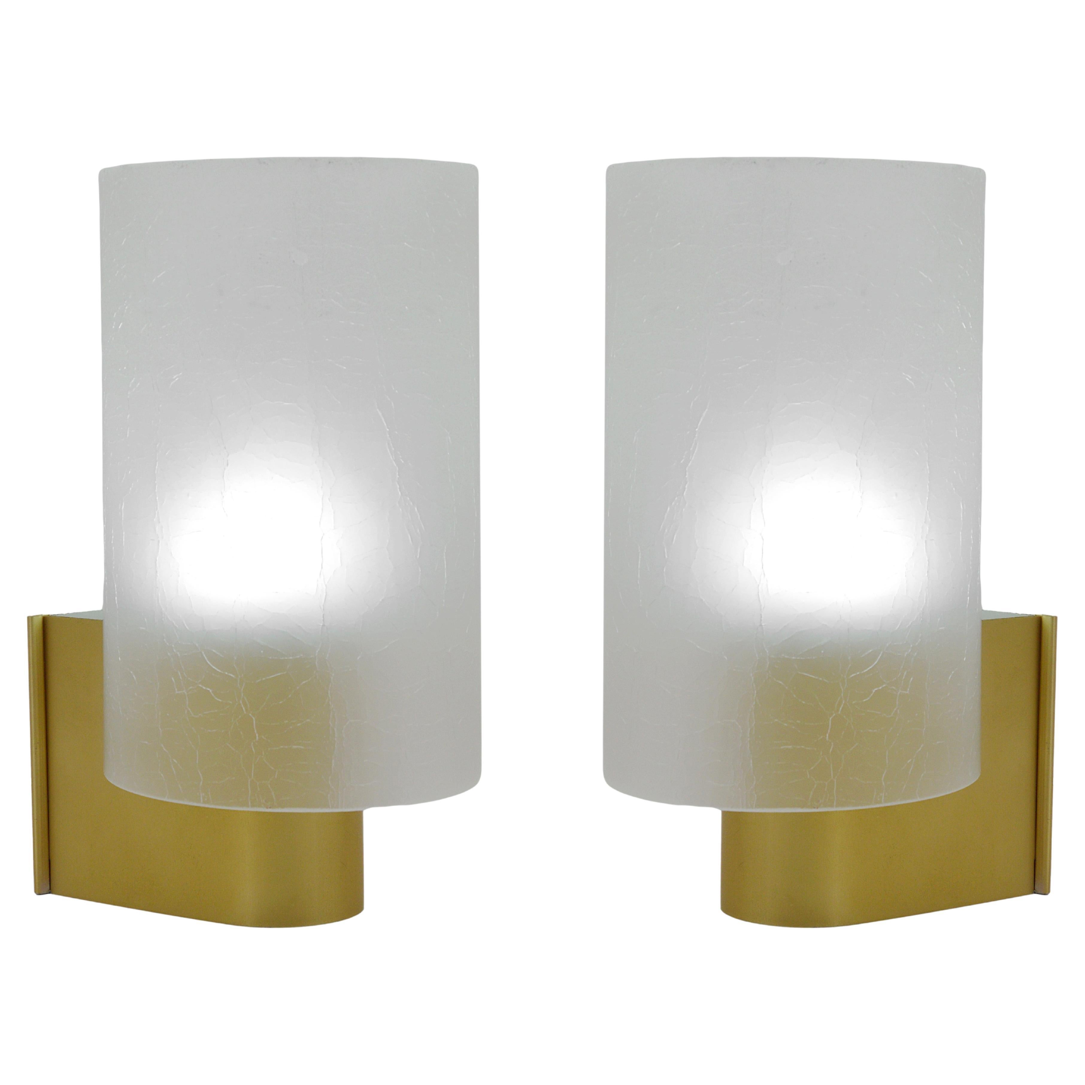Louis Kalff for Philips Pair of Midcentury Wall Sconces, Late 1950s For Sale