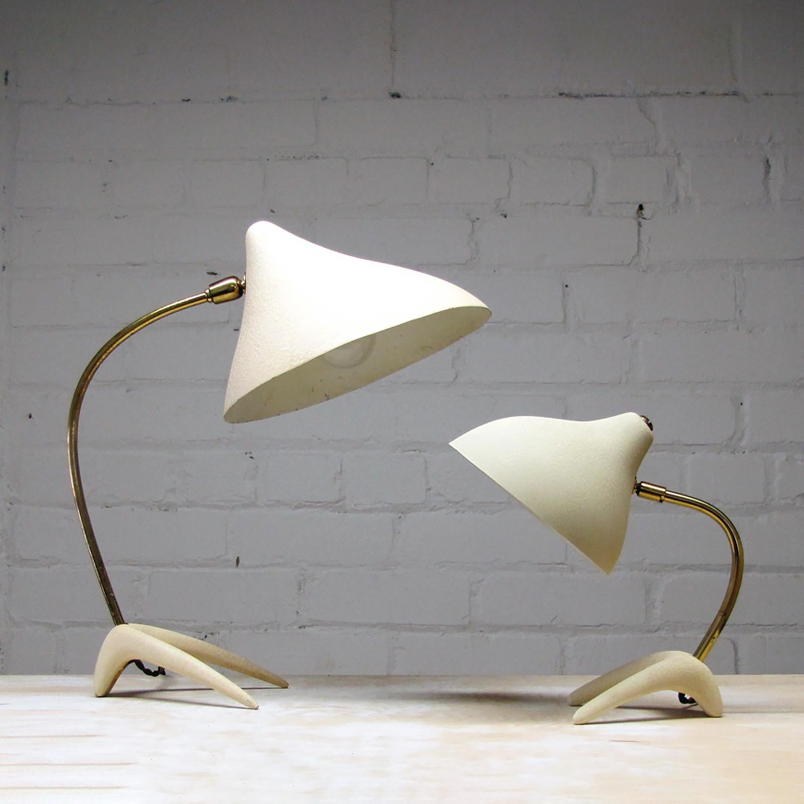 Lampade da tavolo 'Krähenfuss' di Louis Kalff, 1950 in vendita 2