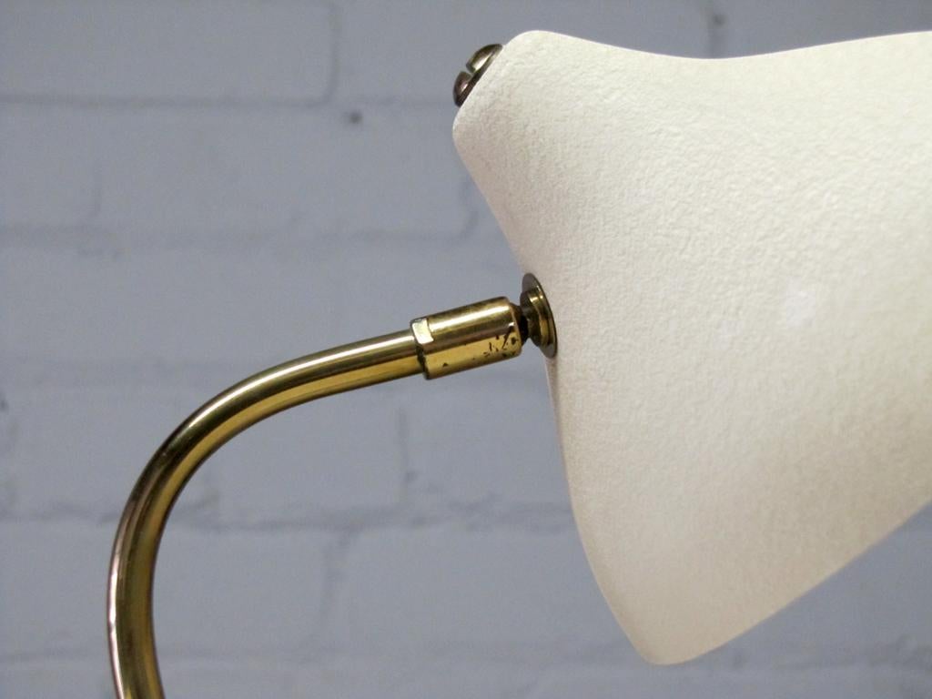 Aluminum Louis Kalff 'Krähenfuss' Table Lamps, 1950 For Sale