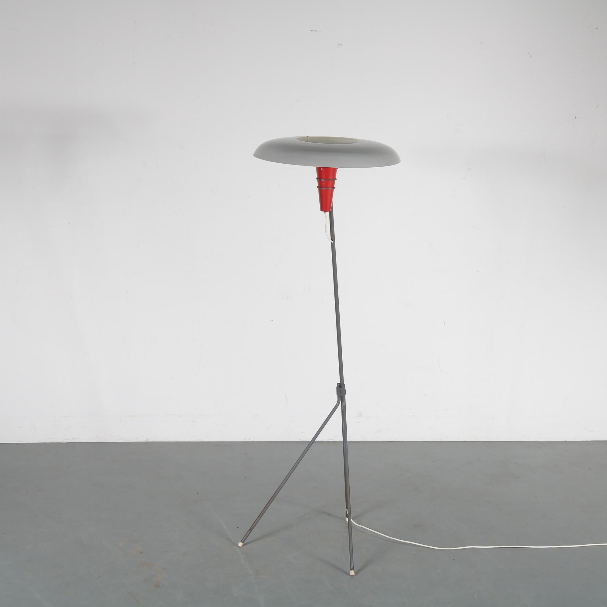 Louis Kalff “NX38” Floor Lamp for Philips, Netherlands 1950 For Sale 1