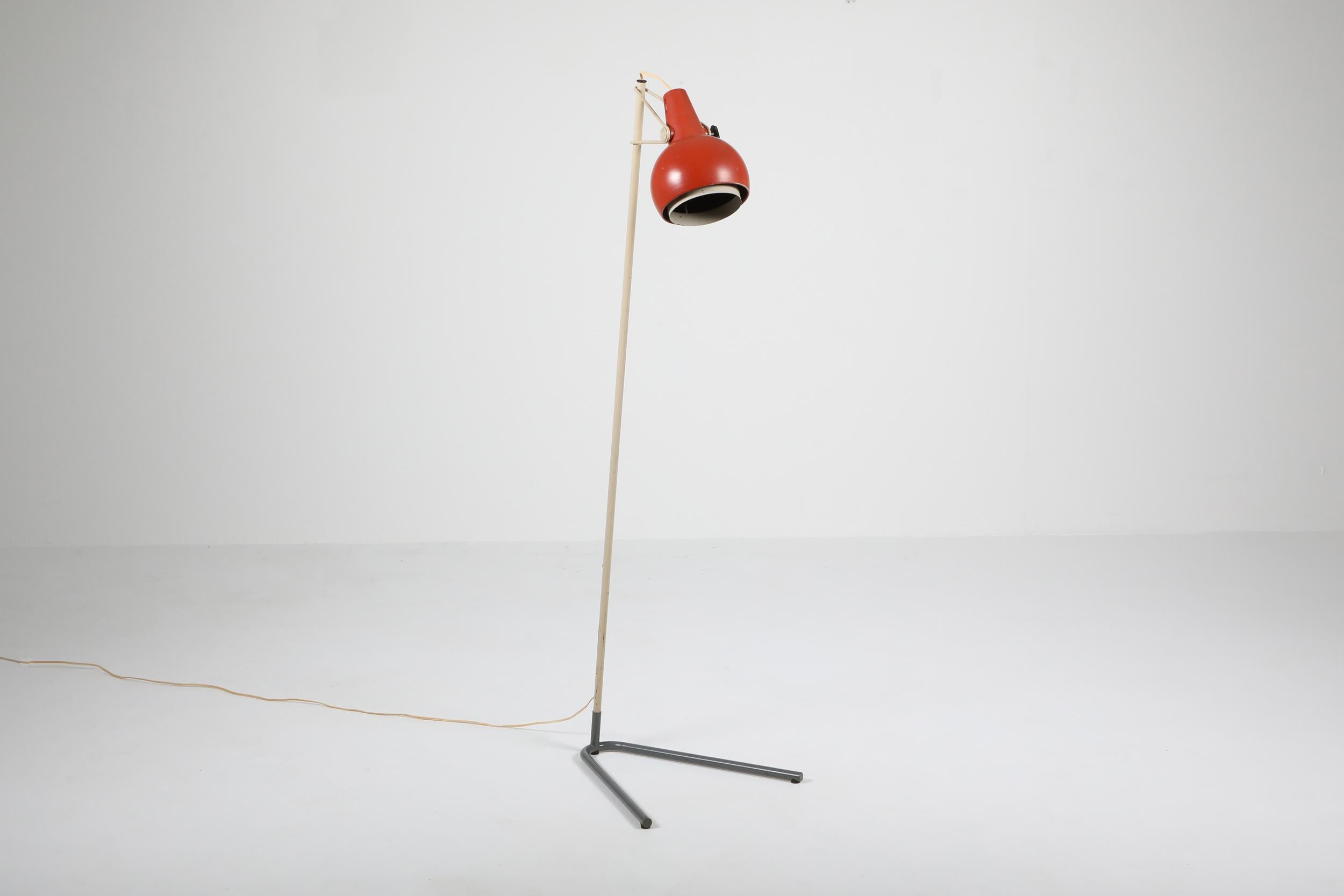 Industrial Louis Kalff Rare Floor Lamp Model ‘NX29’ by Philips For Sale