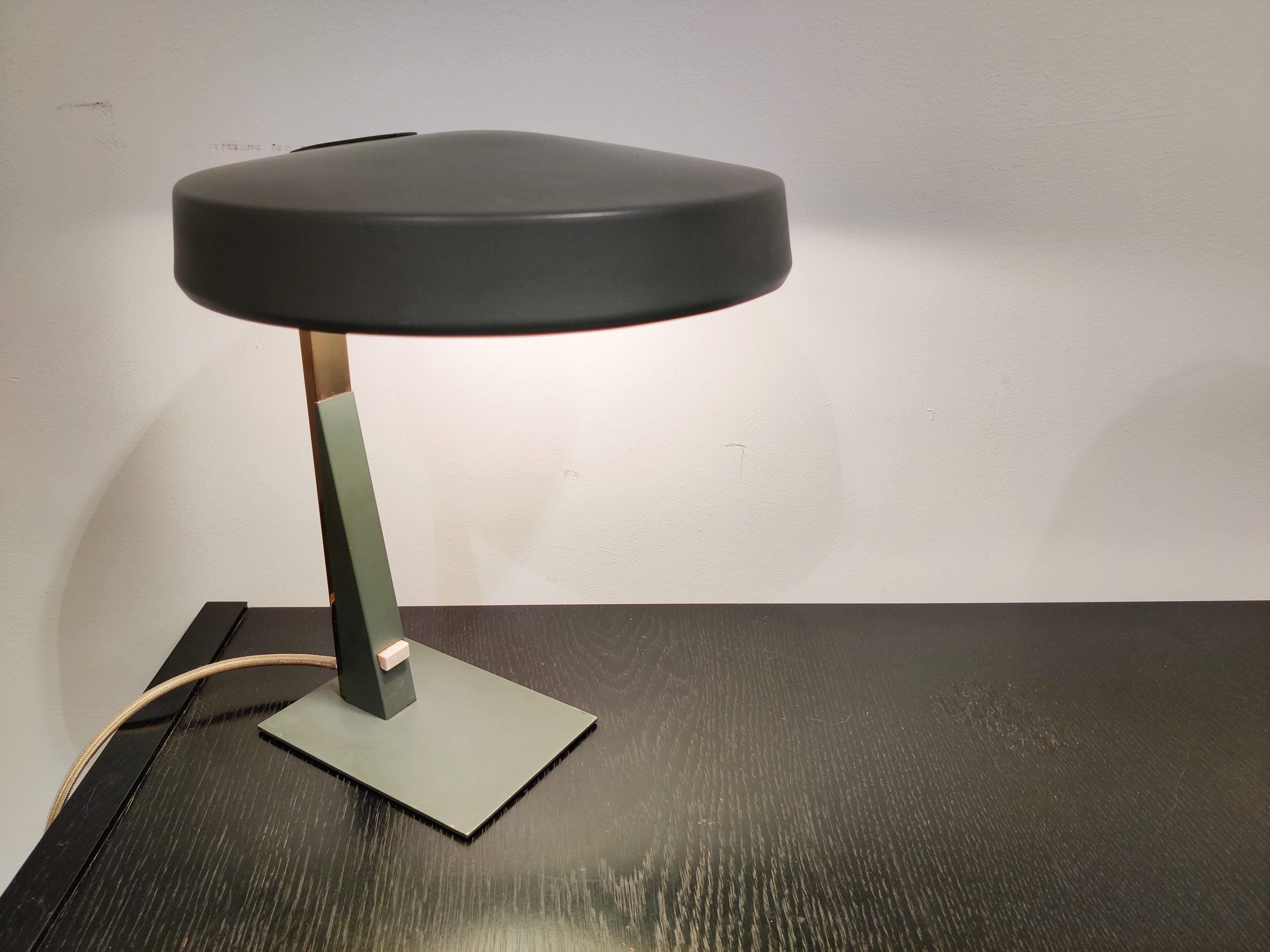 Brass Louis Kalff Table Lamp for Philips
