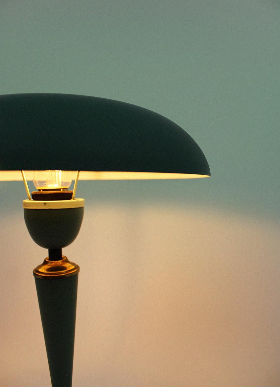 Mid-Century Modern Louis Kalff Table Lamp Tripod 'Bijou' Mid Century Space age Netherlands 1950's