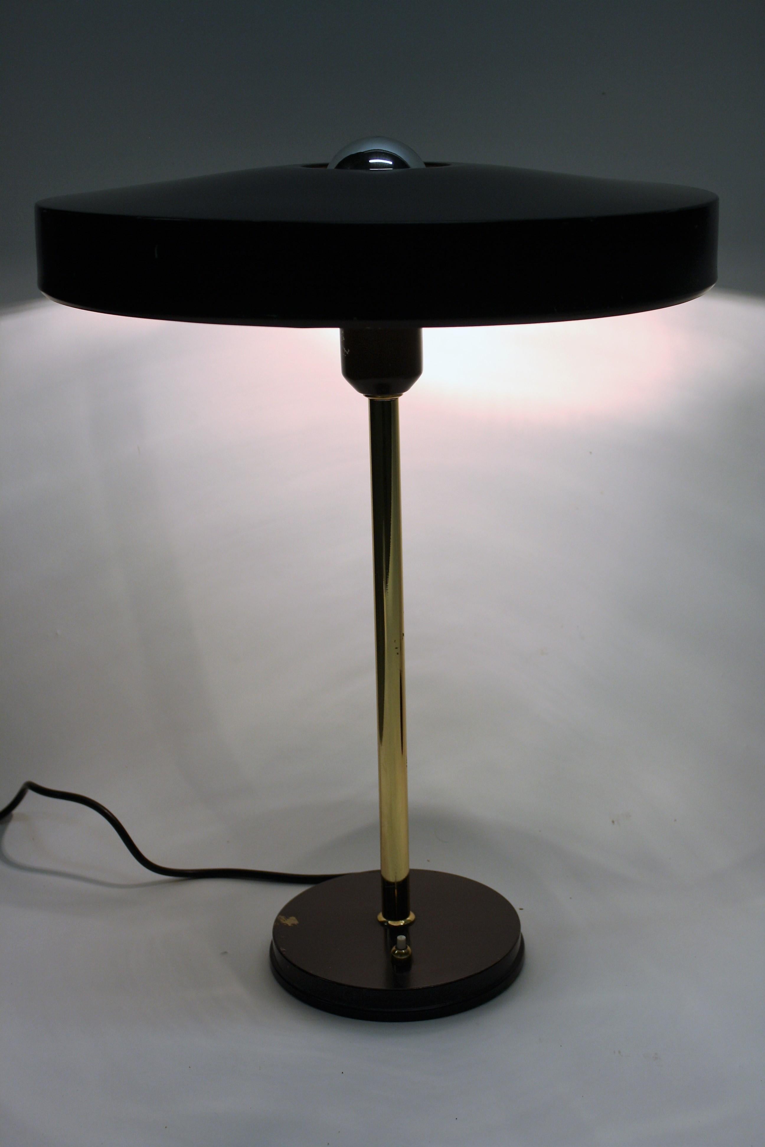 Louis Kalff 'Timor' Table Lamps, Pair of 2, 1960s 8