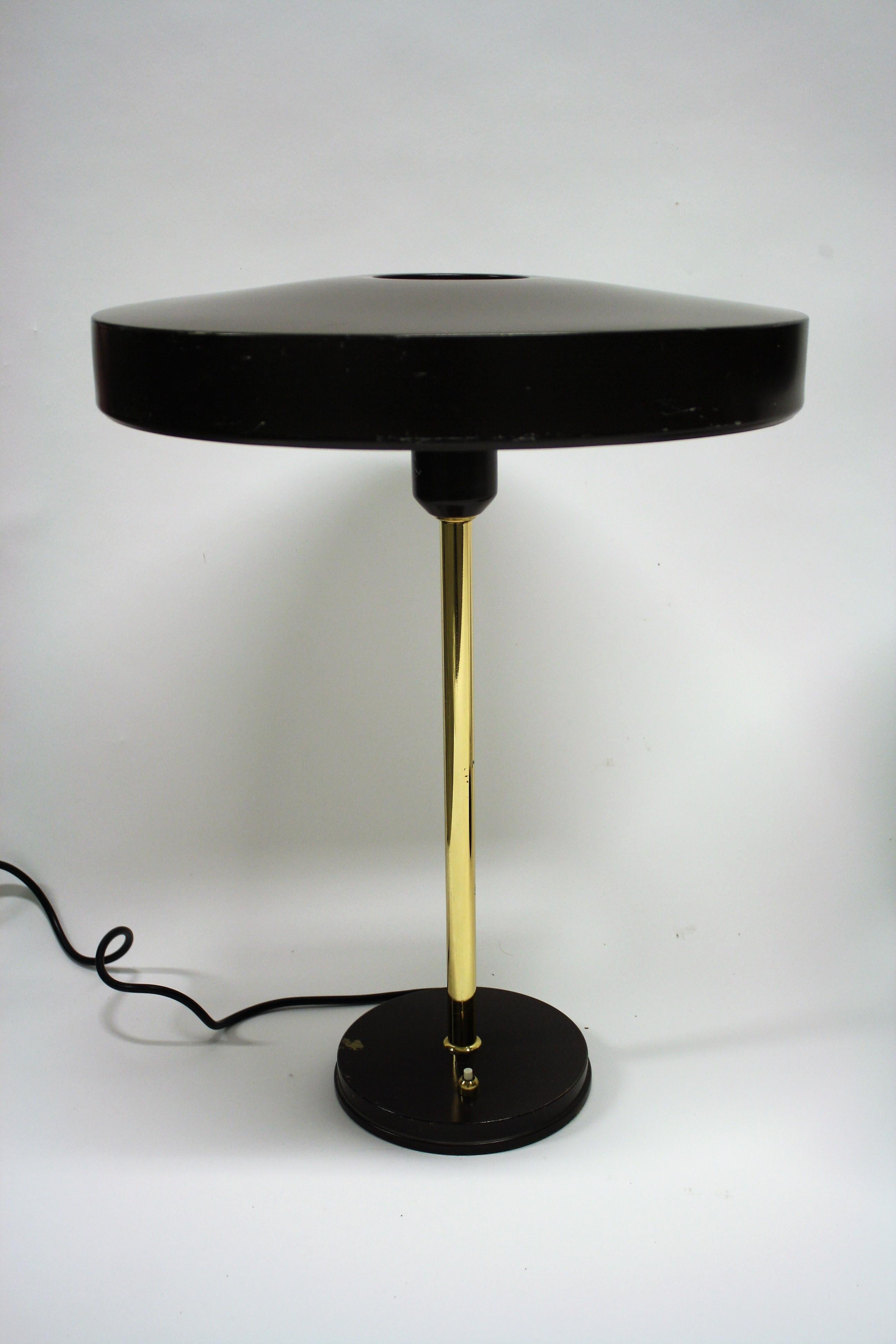 Dutch Louis Kalff 'Timor' Table Lamps, Pair of 2, 1960s
