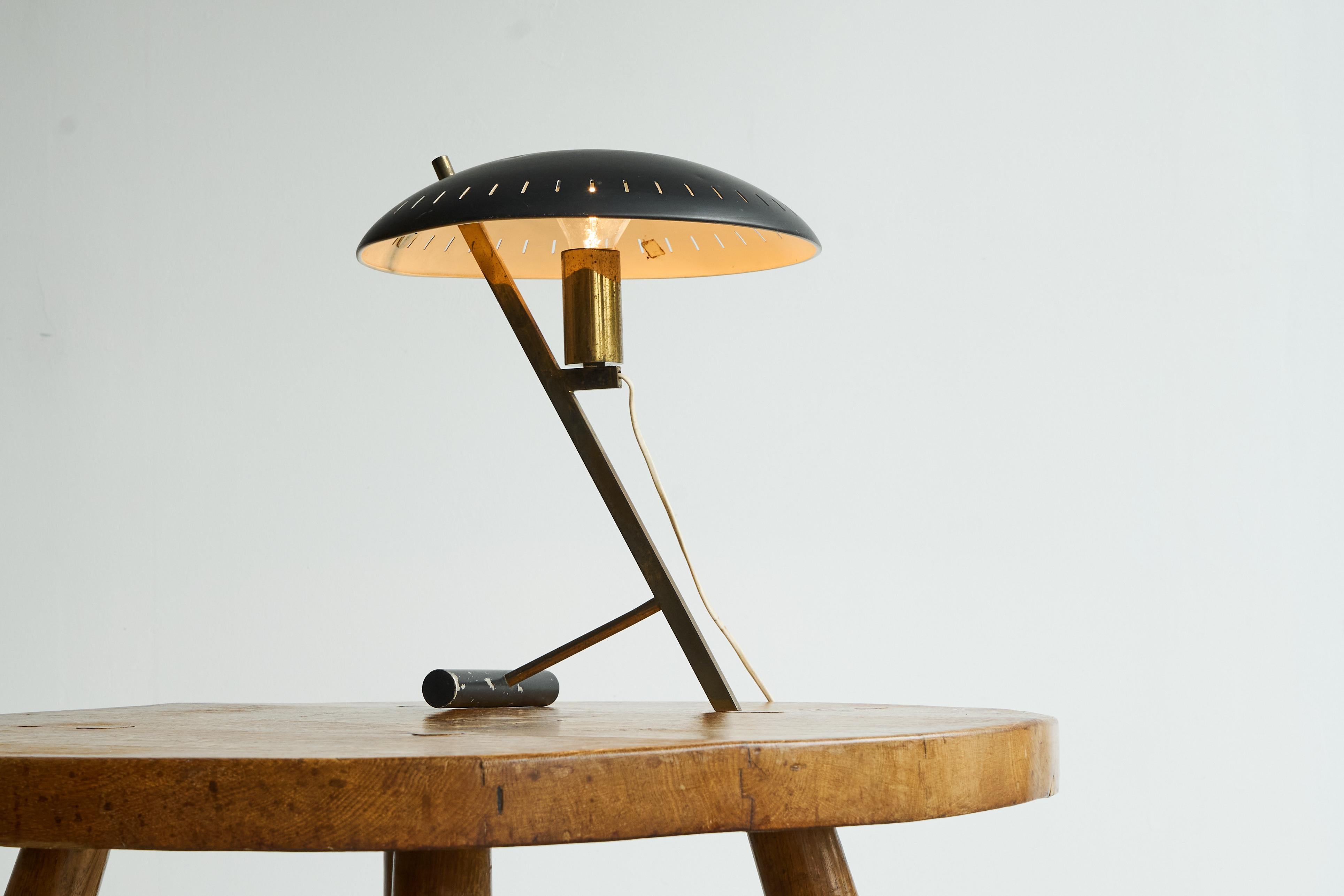 Louis Kalff Sehr früh oder Prototyp Decora oder Z Tischlampe Die Niederlande 1950er Jahre im Angebot 3