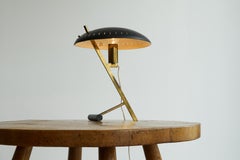 Louis Kalff Lámpara de sobremesa muy antigua o prototipo Decora o Z Países Bajos Años 50