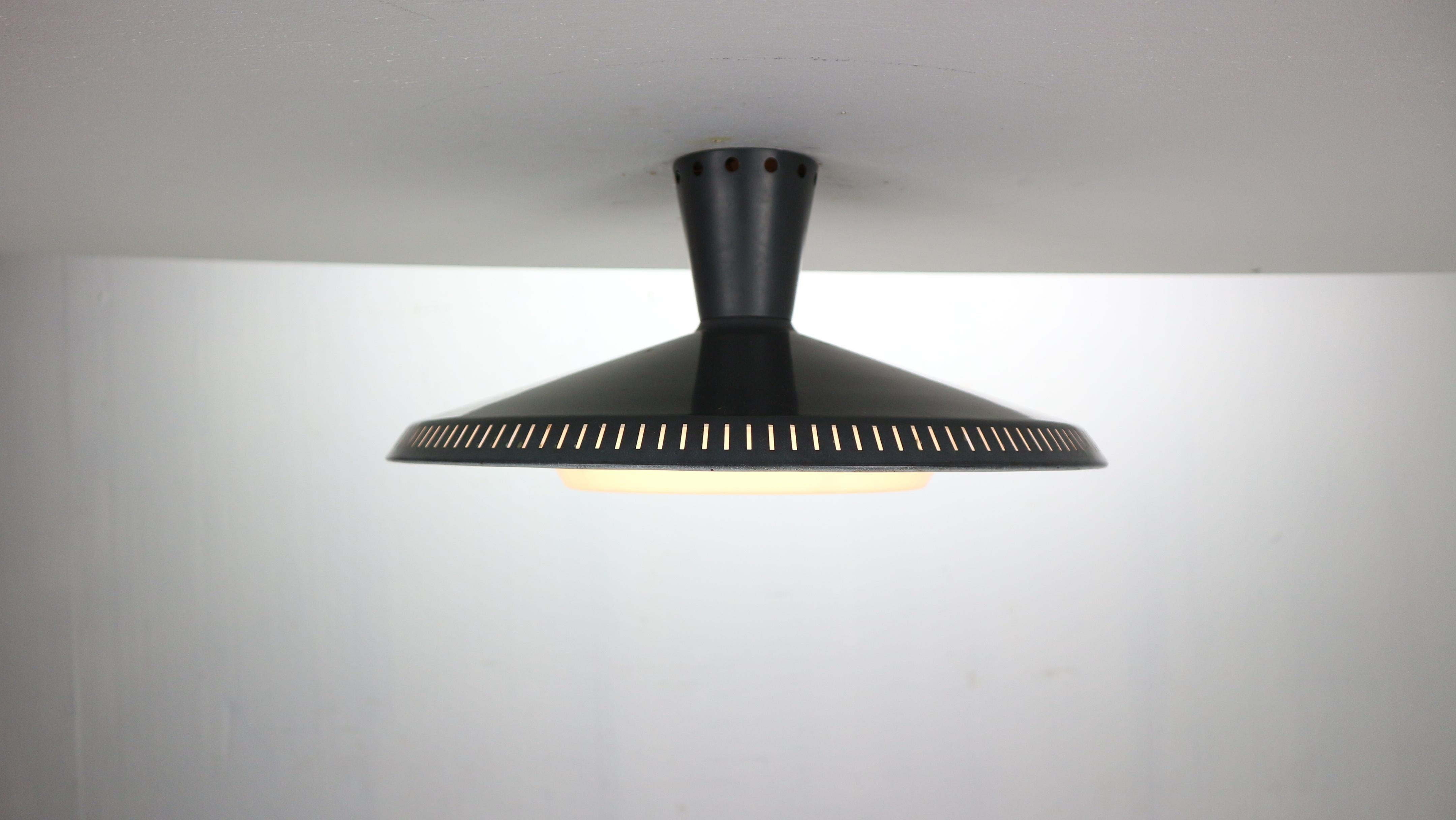 Mid-Century Modern Louis Kalff Wall or Celling Lamp No. NB92 for Phillips, 1959, Netherlands