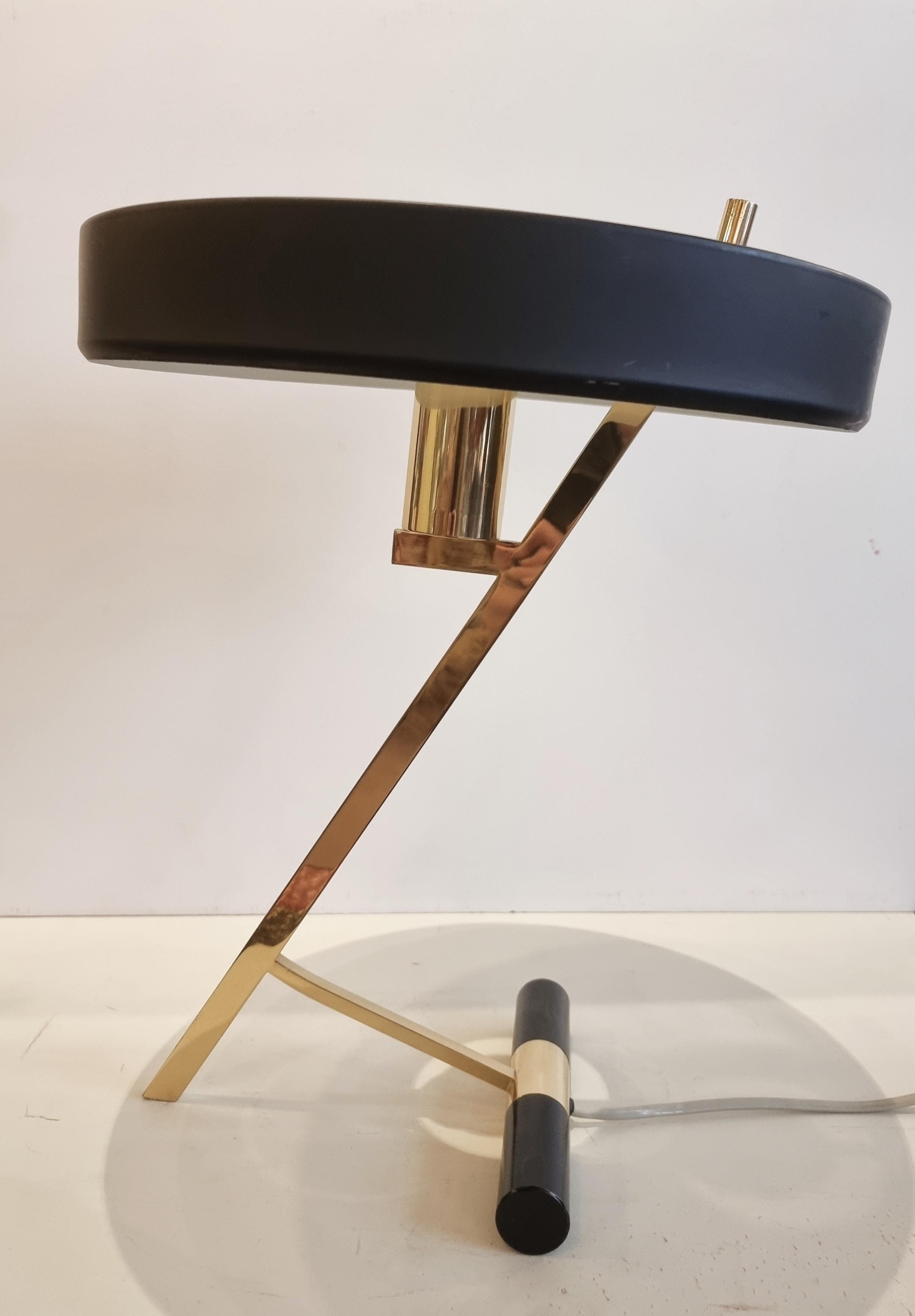 Louis Kalff, Z-Shaped Table Lamp Model Diplomat, Philips, Mid-Century Modern 6