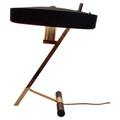 Louis Kalff, Z-Shaped Table Lamp Model Diplomat, Philips, Mid-Century Modern