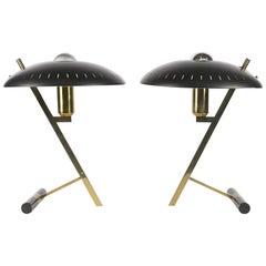 Louis Kalff Z Table Lamps for Philips, 1955
