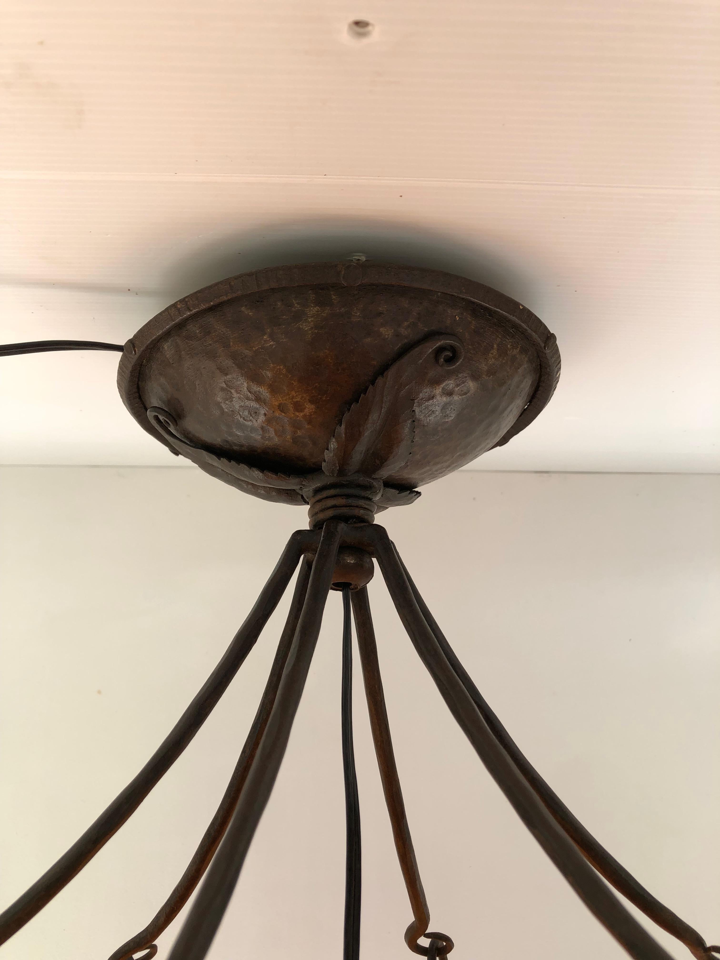 Lampada a sospensione Art Deco di Louis Katona e Schneider in vendita 1
