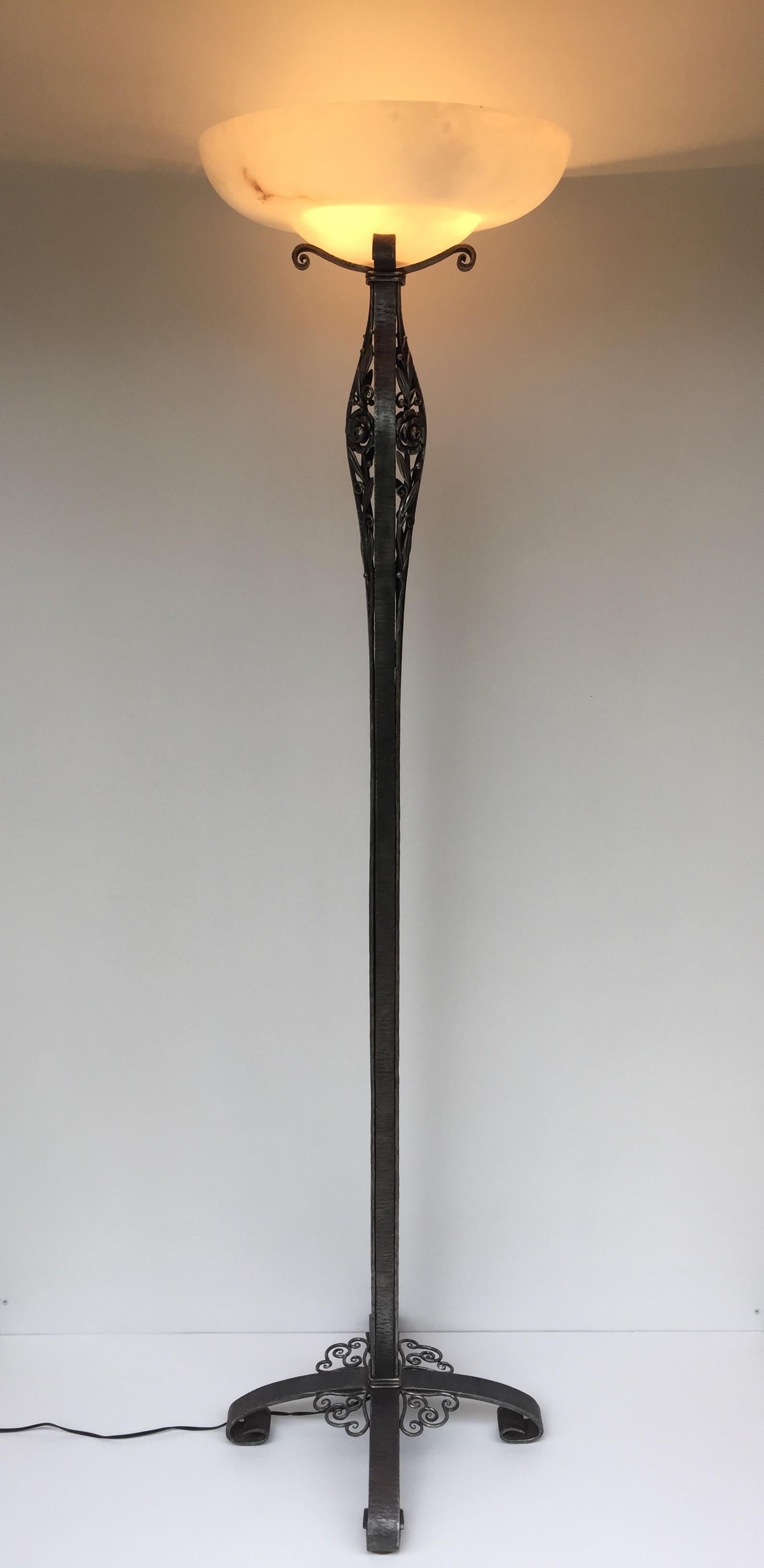 Lampadaire Art Déco Louis Katona en vente 5
