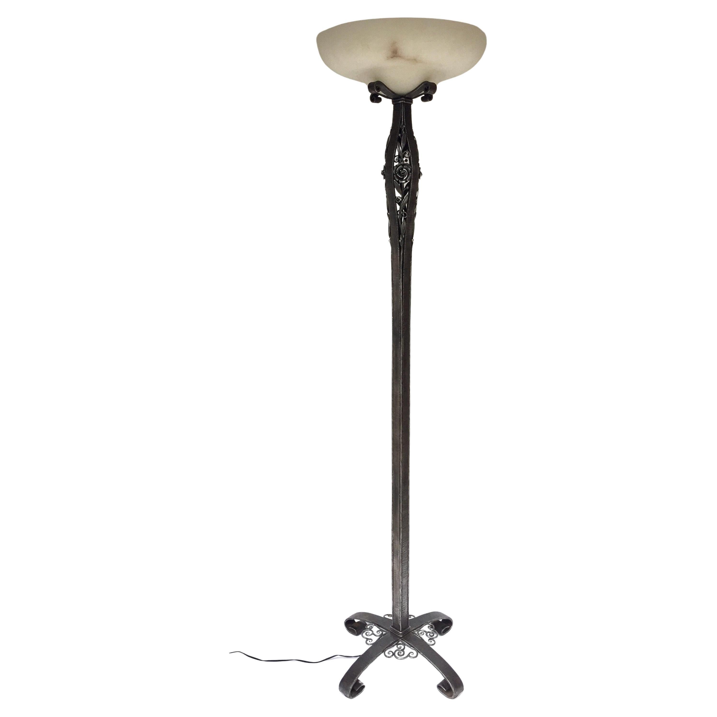 Lampada da terra Art Deco Louis Katona