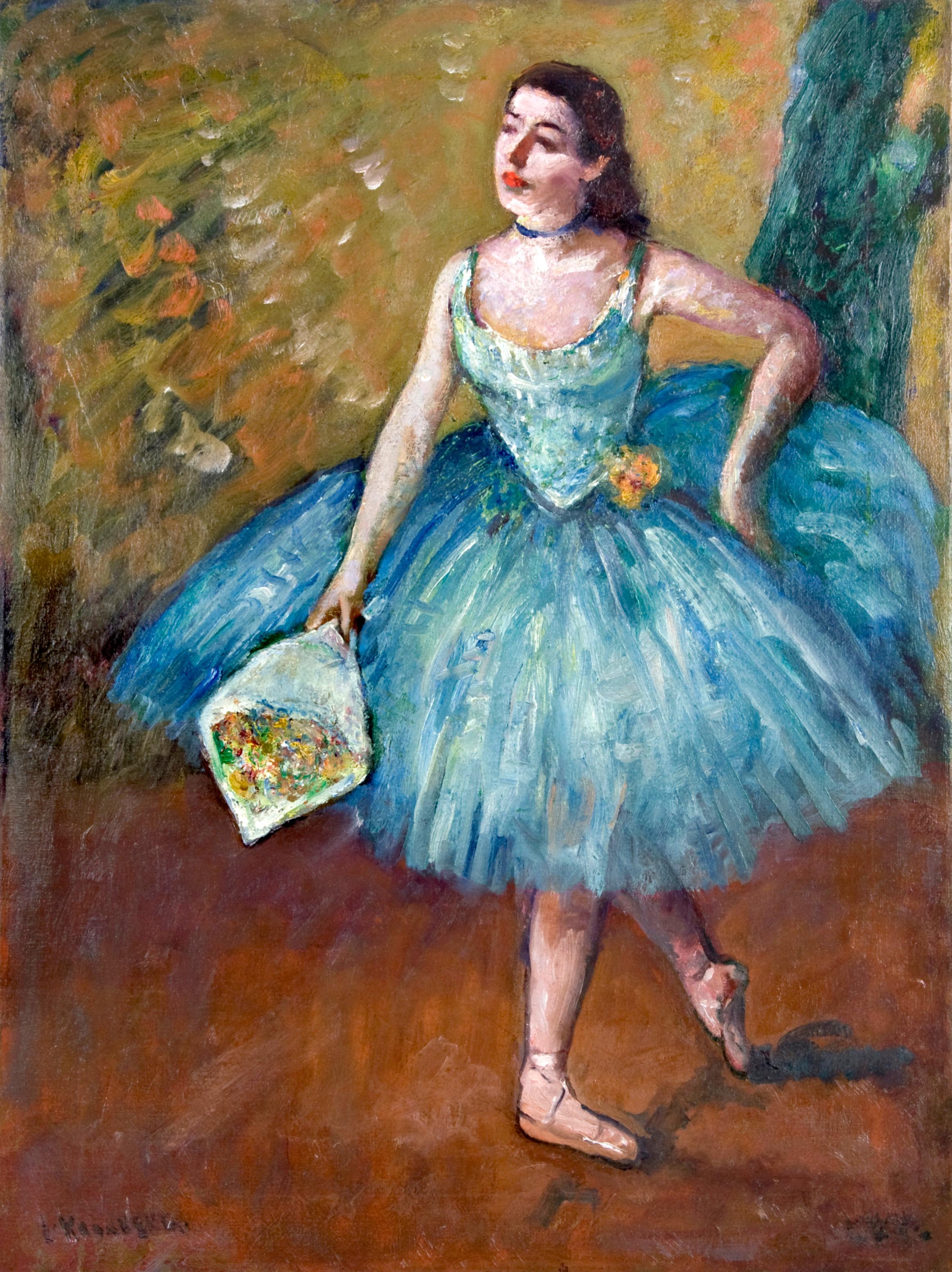 Impressionist Dancer on Canvas, 