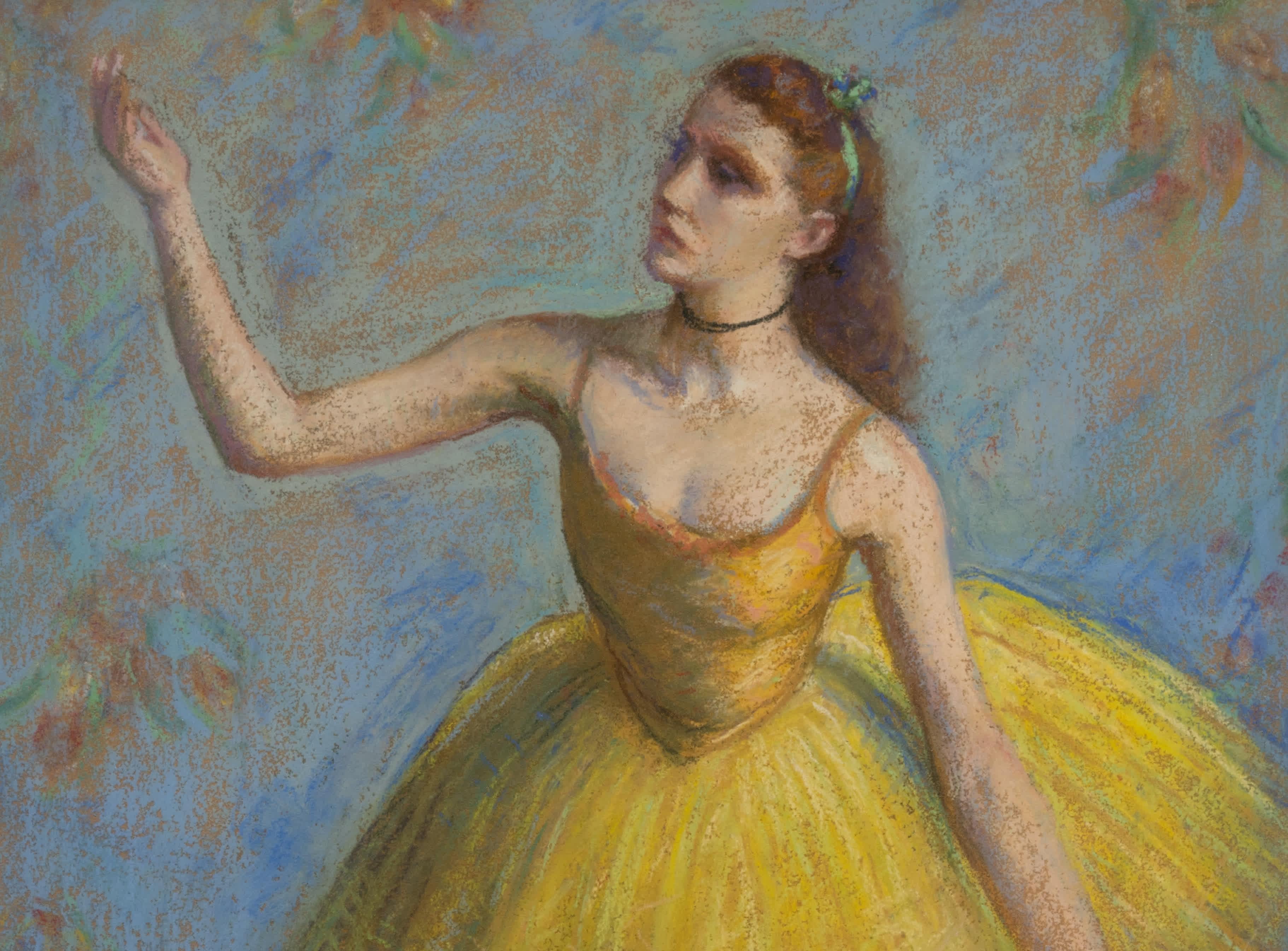 La Primera Bailarina - Painting Impresionista de Louis Kronberg