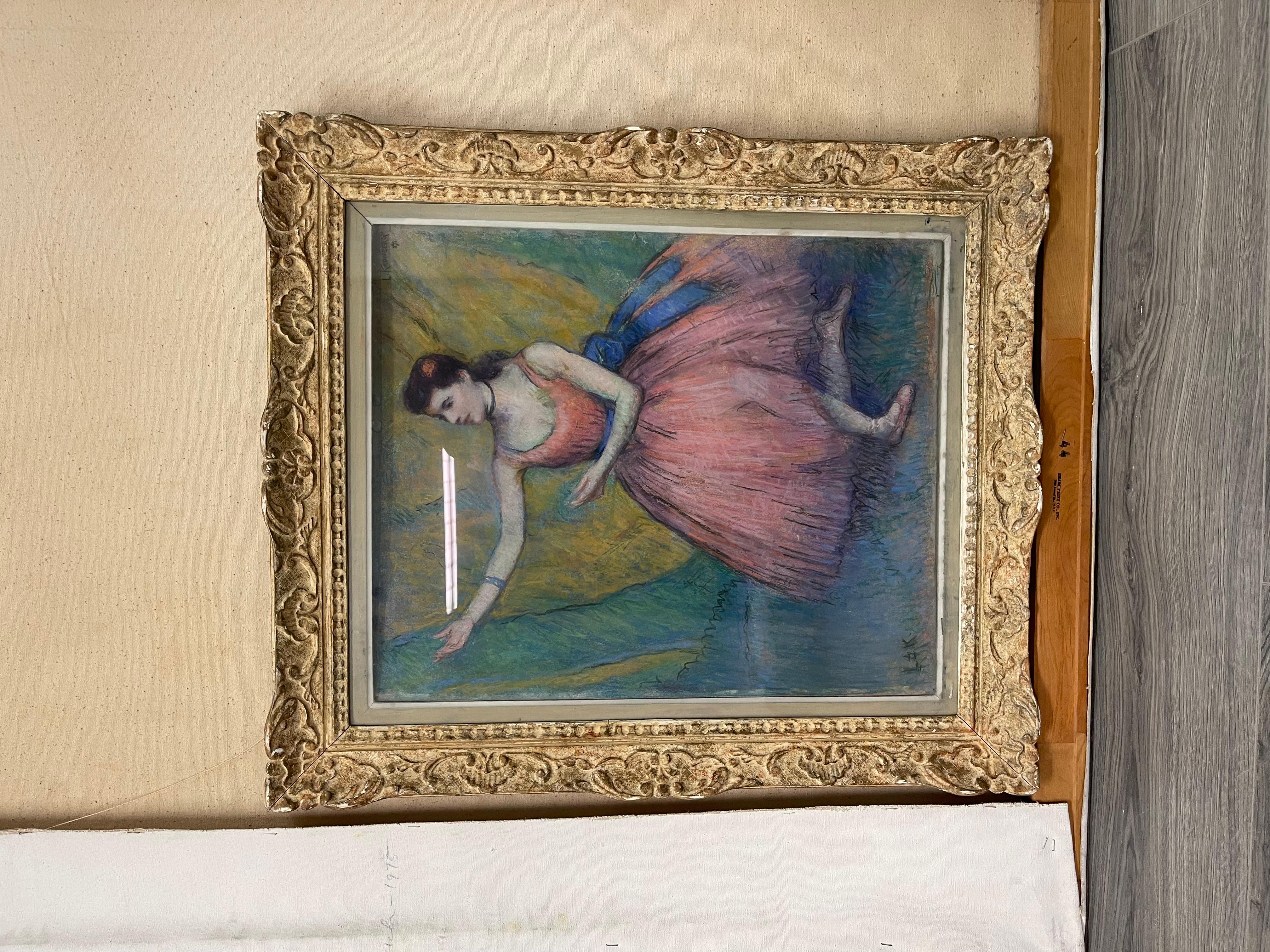 Ohne Titel (Ballerina) – Painting von Louis Kronberg