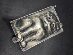 Louis Kuppenheim argento Gatto Germania (ca. 1910)