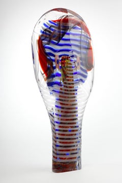Used 'Cobra Love' Blown Glass Sculpture