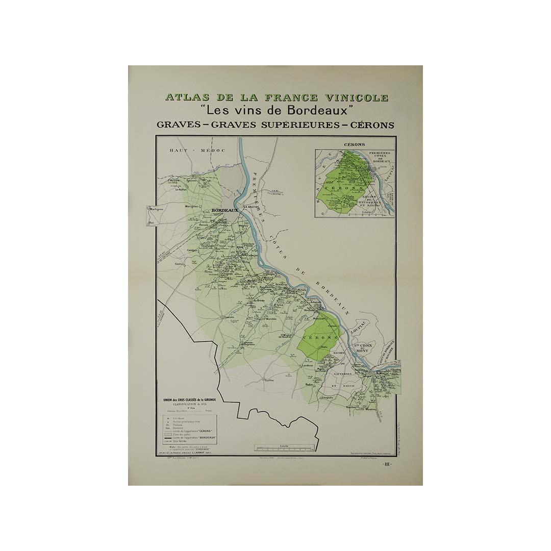 The 1941 original map by L. Larmat, titled 