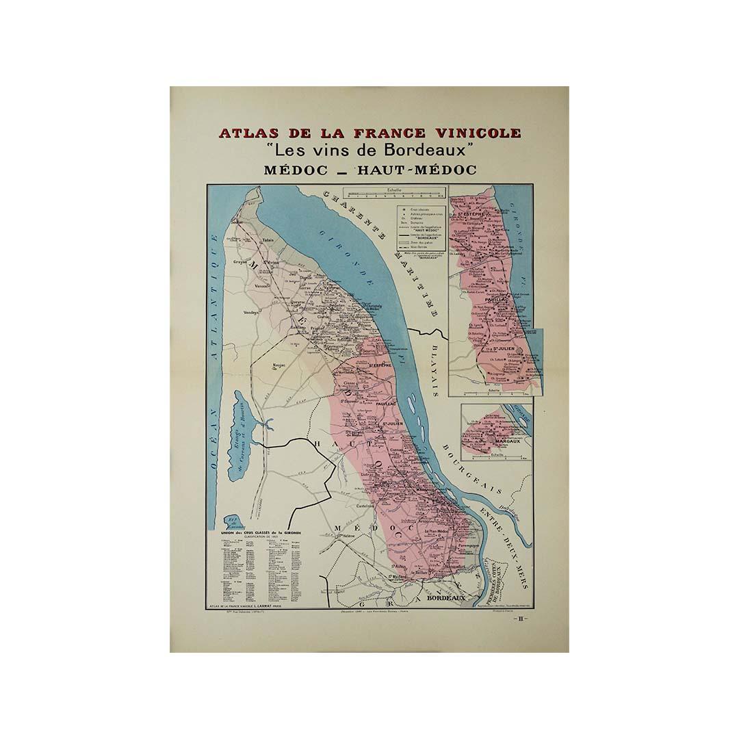 The 1941 original map by L. Larmat, titled 