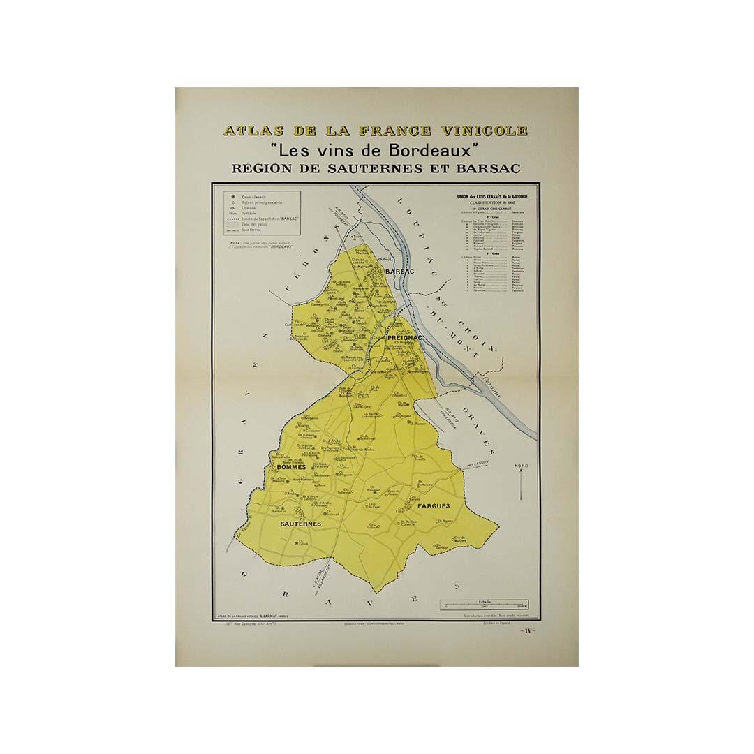 The 1941 original map by L. Larmat, titled 