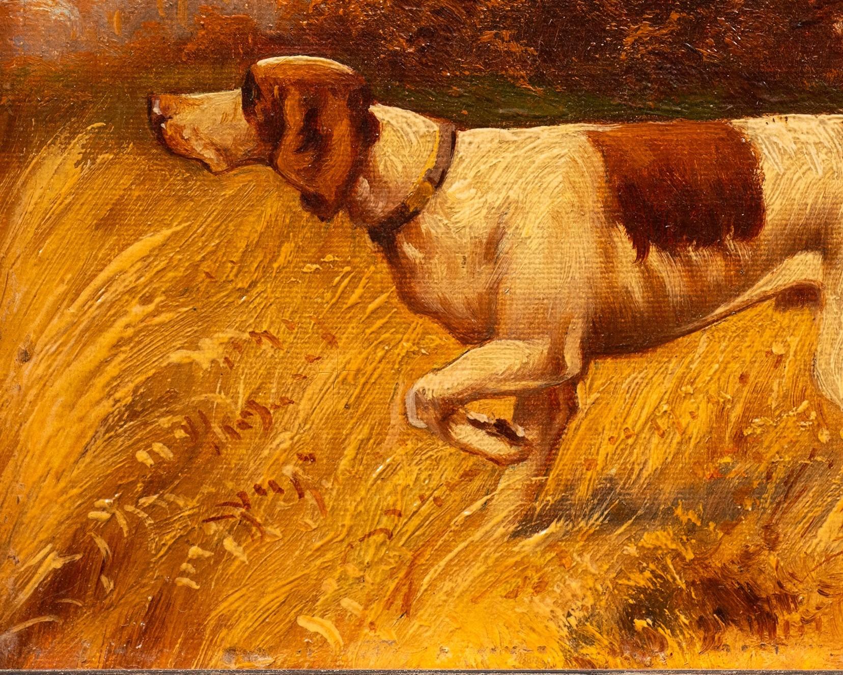 Jagdhund im Anschlag (R)- Louis Lartigau (Französisch, 19./20.) im Angebot 6