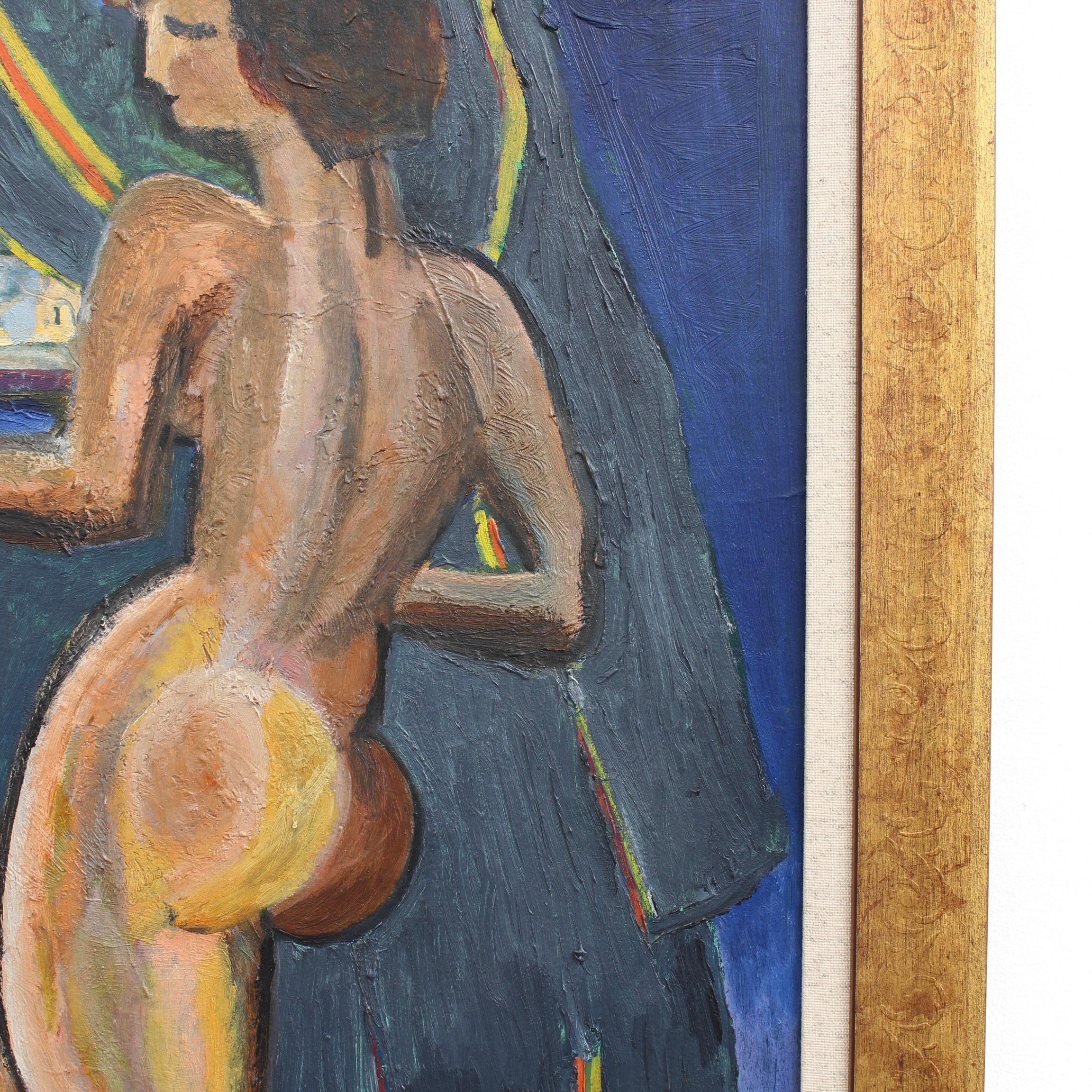 Nude at the Window Overlooking Sacré-Coeur For Sale 6