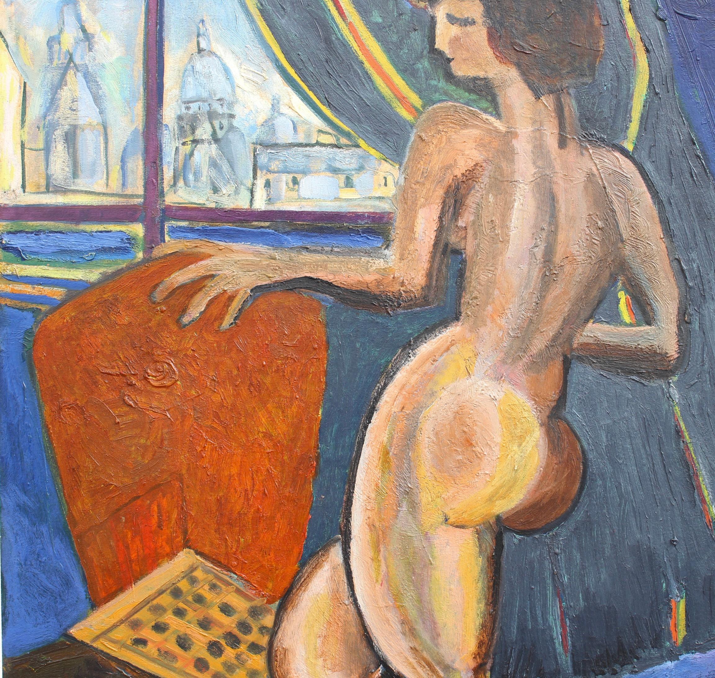 Nude at the Window Overlooking Sacré-Coeur For Sale 7