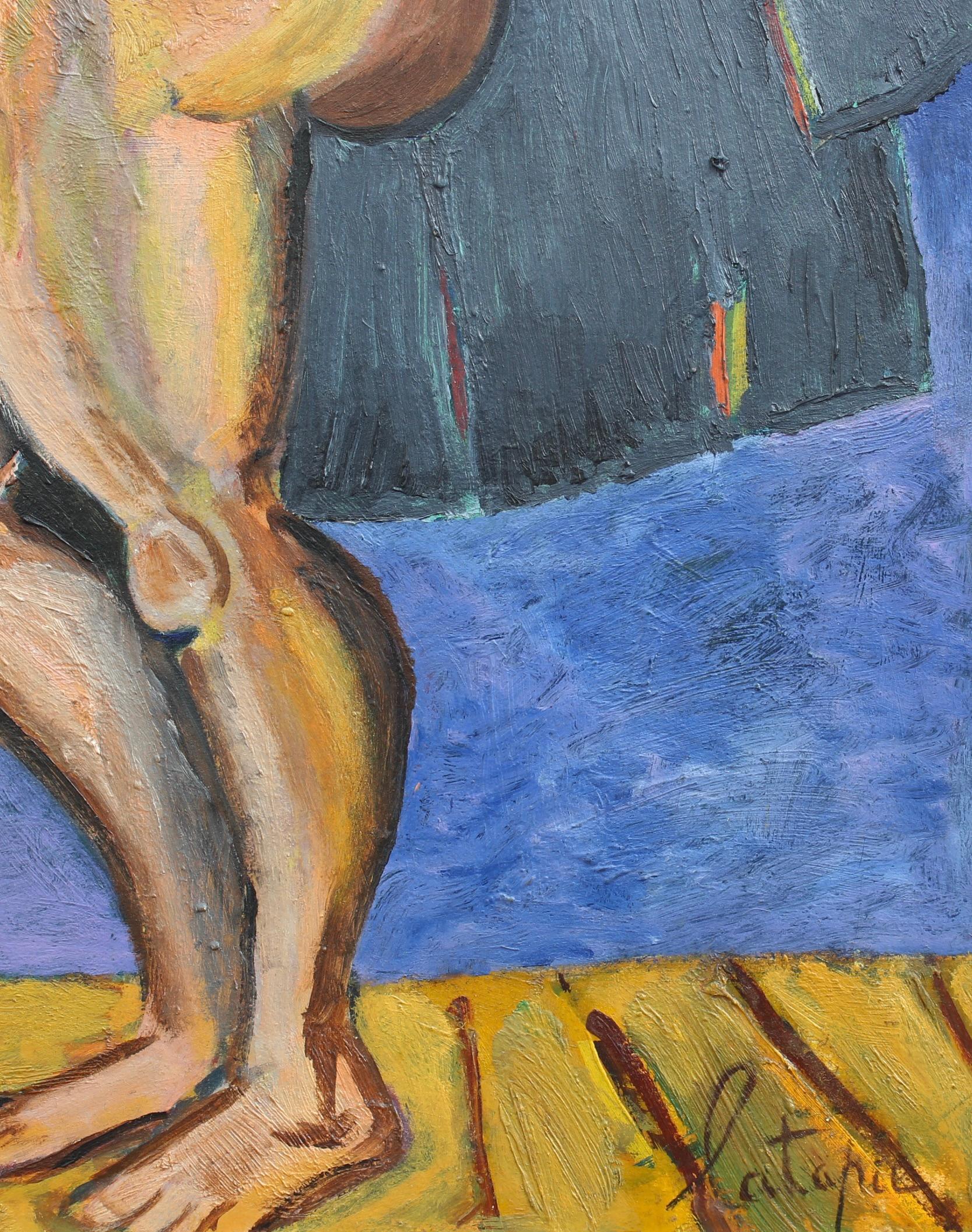Nude at the Window Overlooking Sacré-Coeur For Sale 11