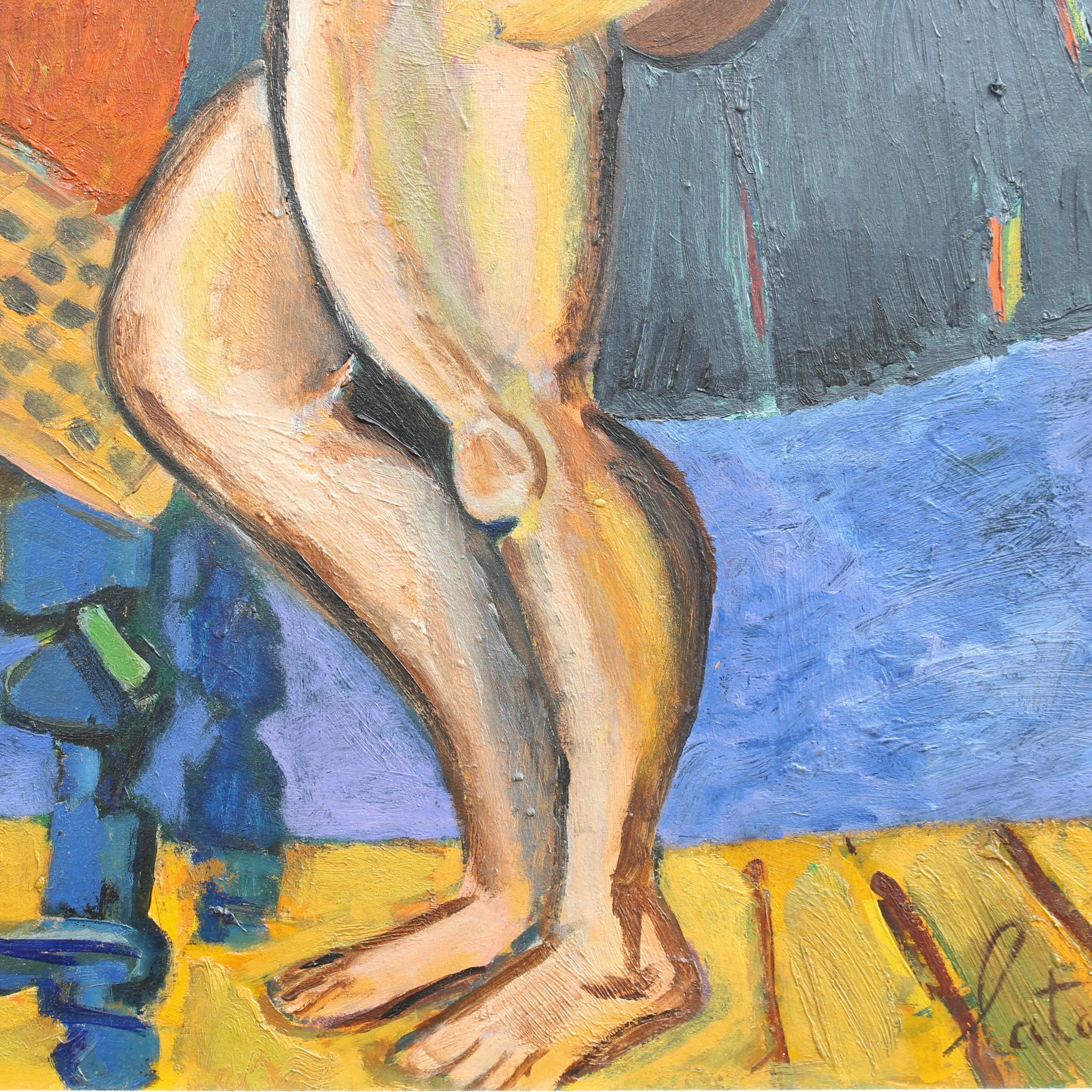 Nude at the Window Overlooking Sacré-Coeur For Sale 13
