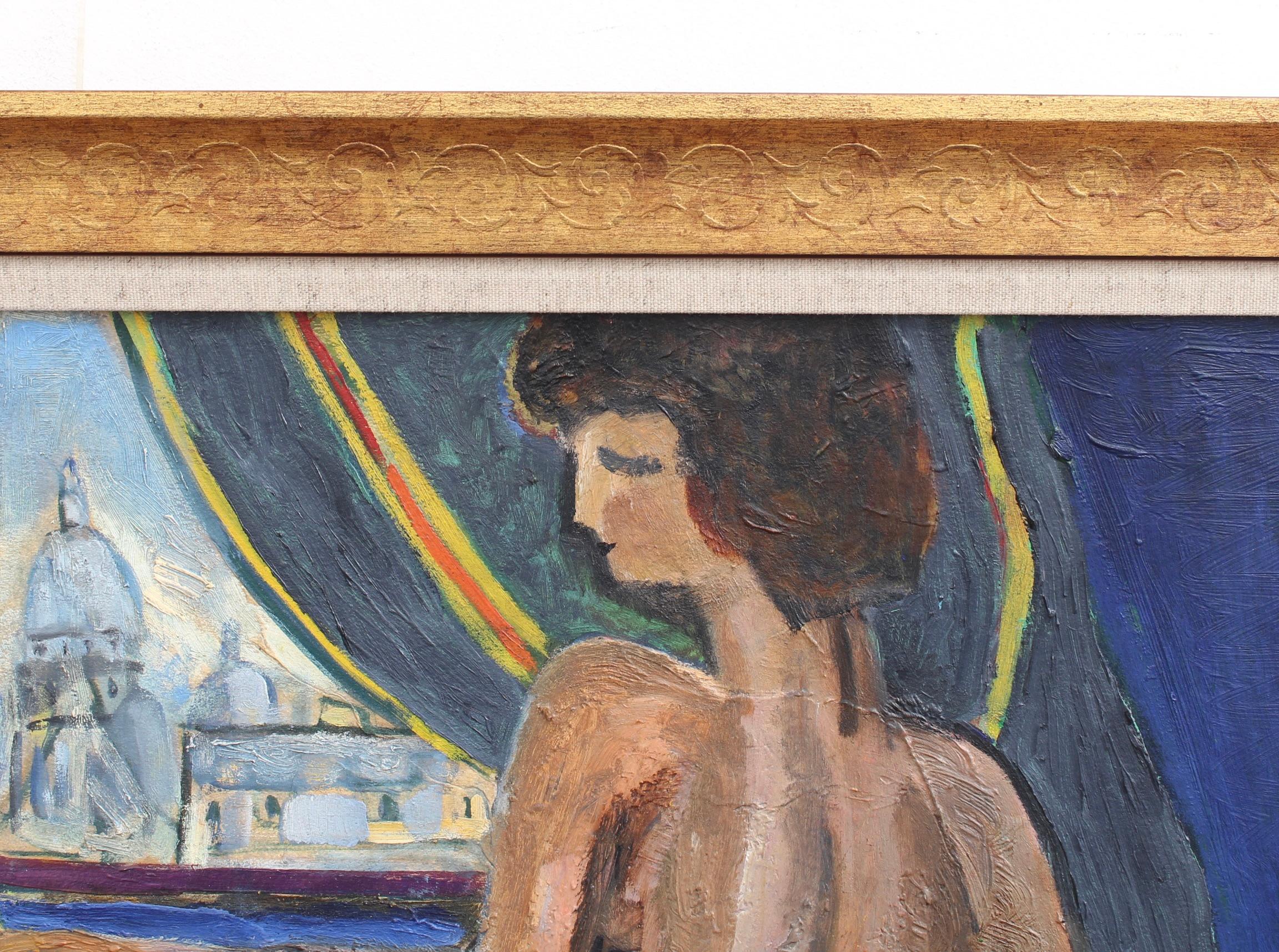 Nude at the Window Overlooking Sacré-Coeur For Sale 3